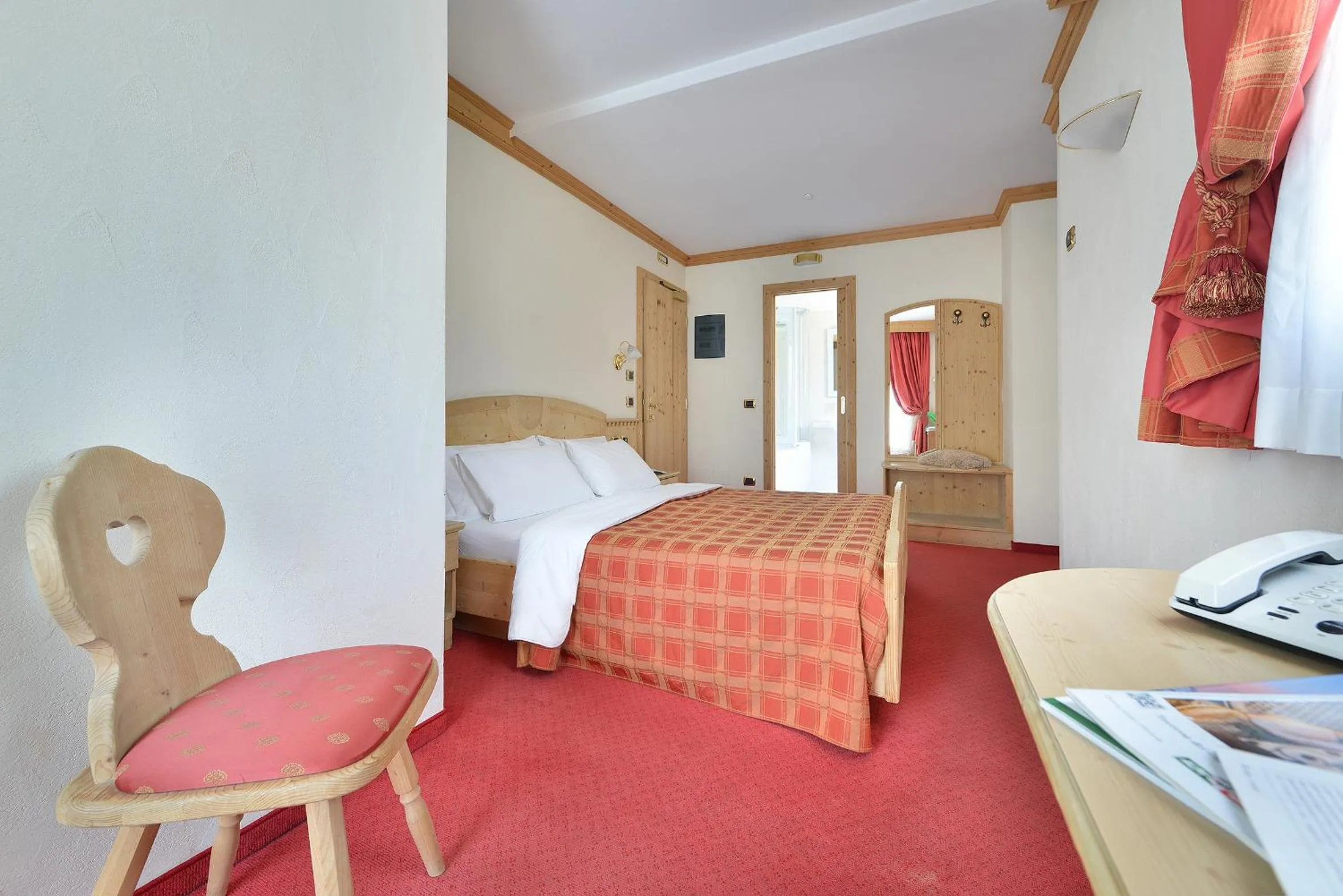 Bed in Hotel Cristallo