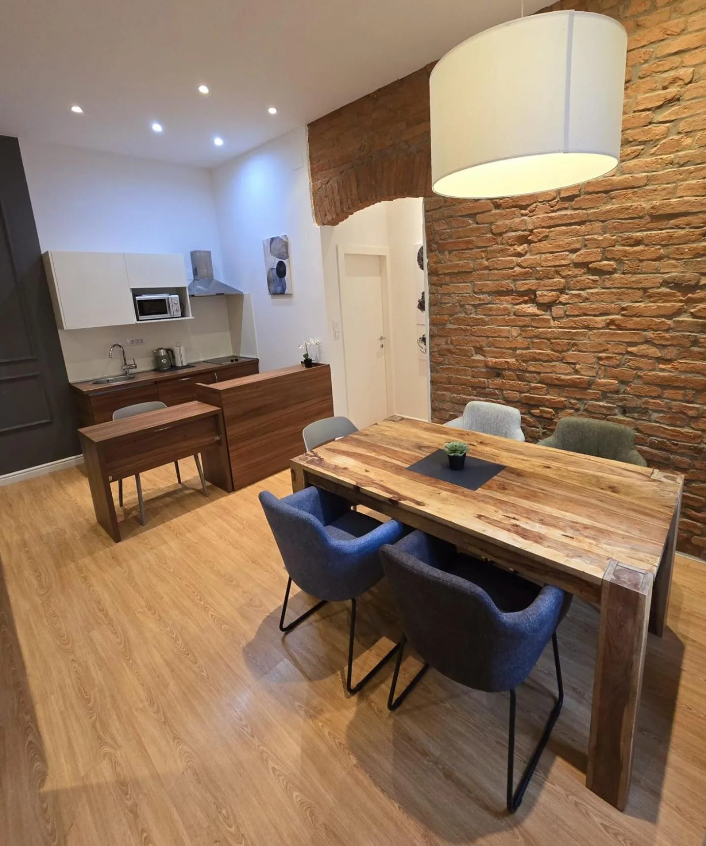 Kitchen or kitchenette in Tesla Boutique Apartments & Rooms