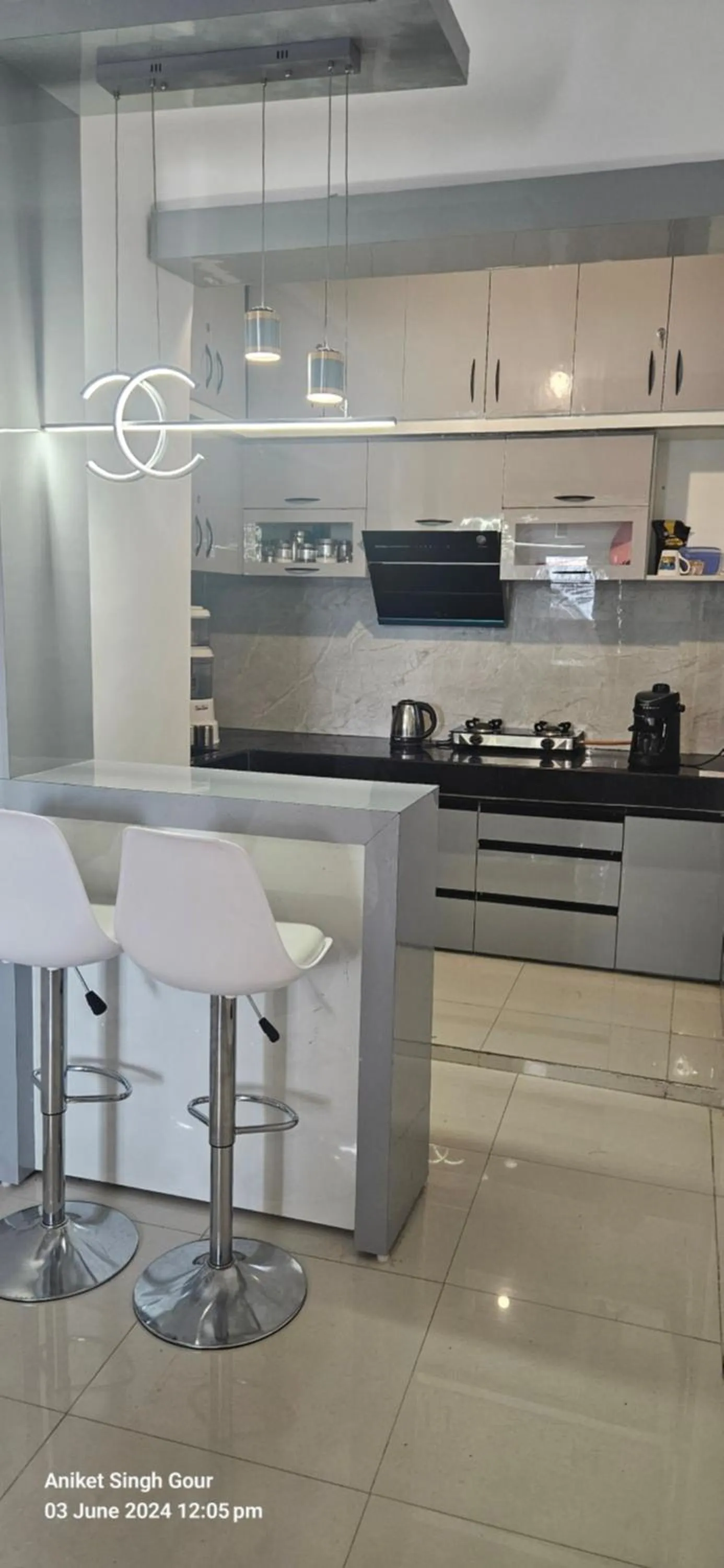 Kitchen or kitchenette in Hotel Sunset