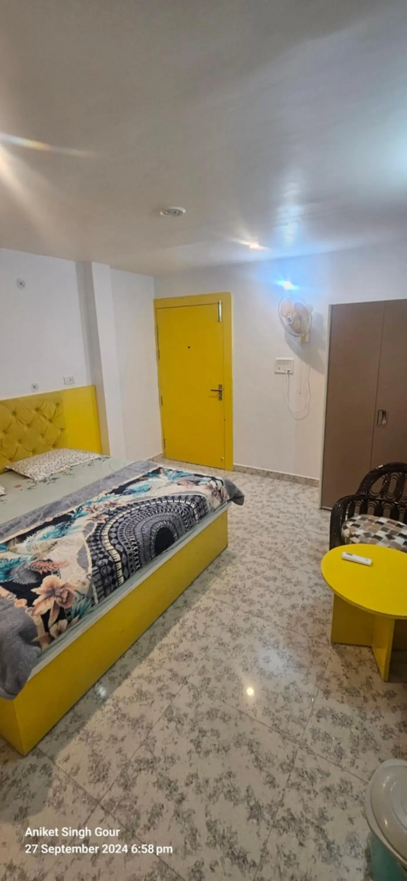 Bed in Hotel Sunset Bed in Hotel Sunset