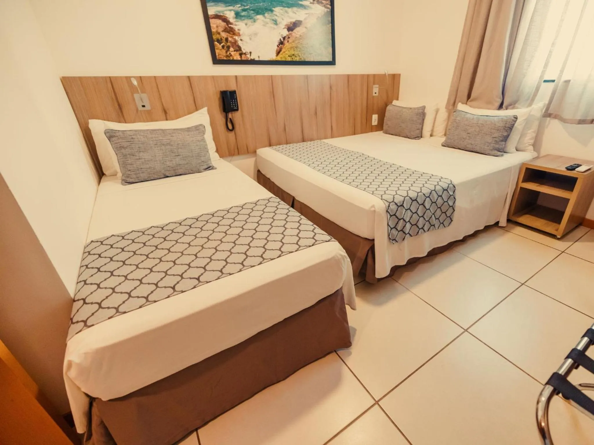 Bed in Oásis Cabo Frio Hotel