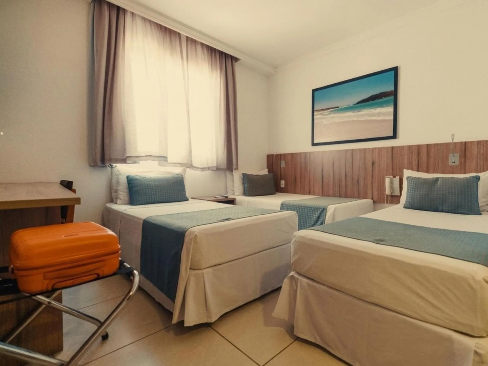 Bed in Oásis Cabo Frio Hotel