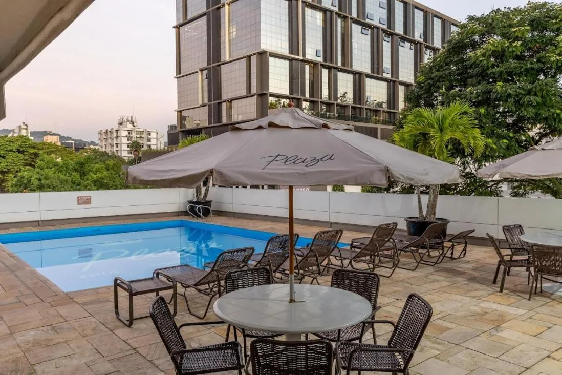 Balcony/Terrace in Plaza Blumenau Hotel