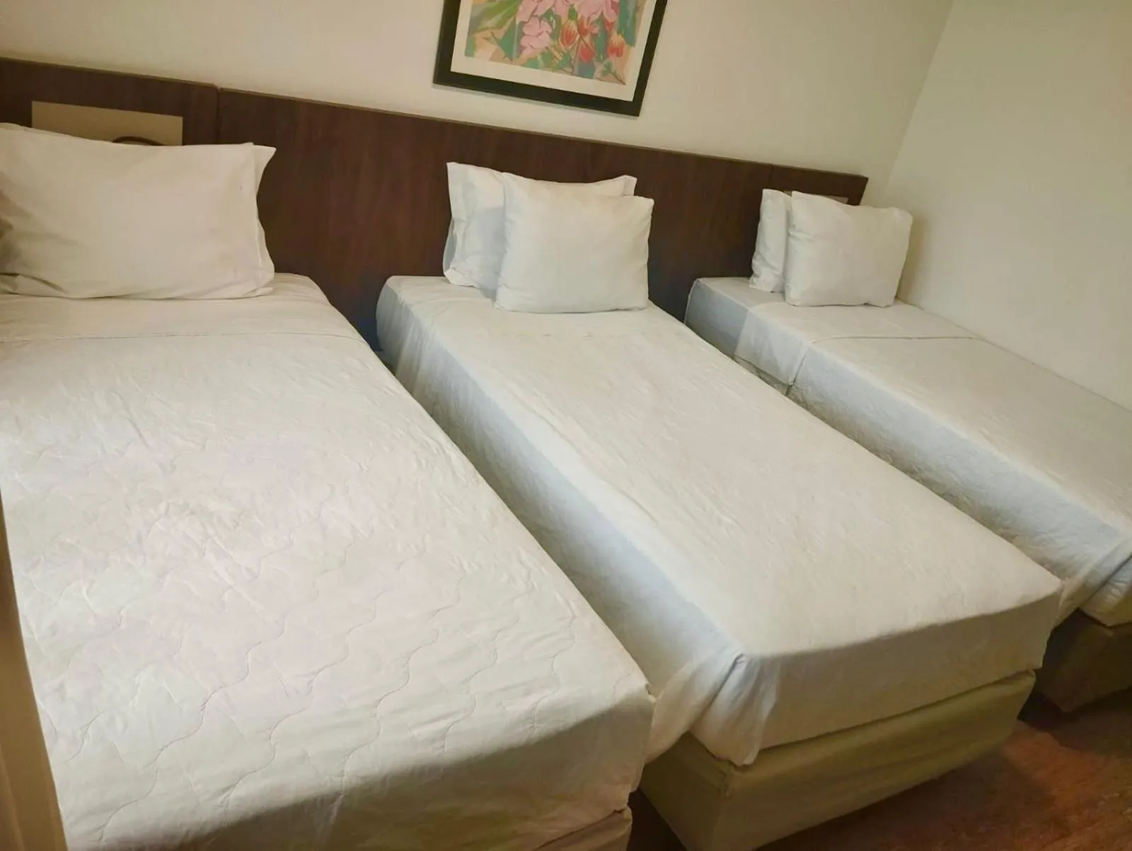 Bed in Plaza Blumenau Hotel