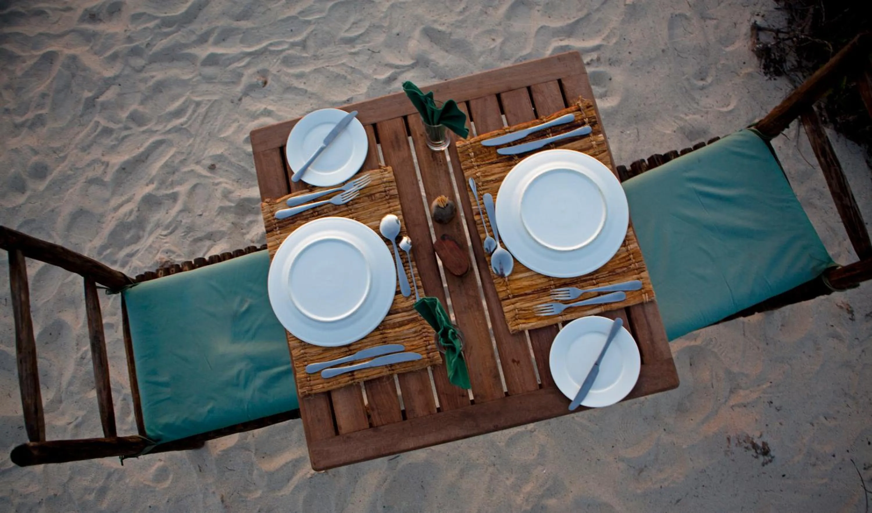 Dinner in Chumbe Island Coral Park