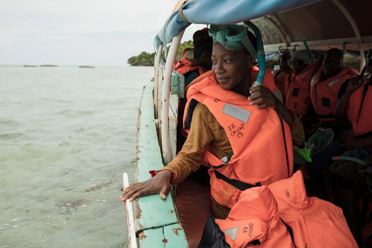 People in Chumbe Island Coral Park