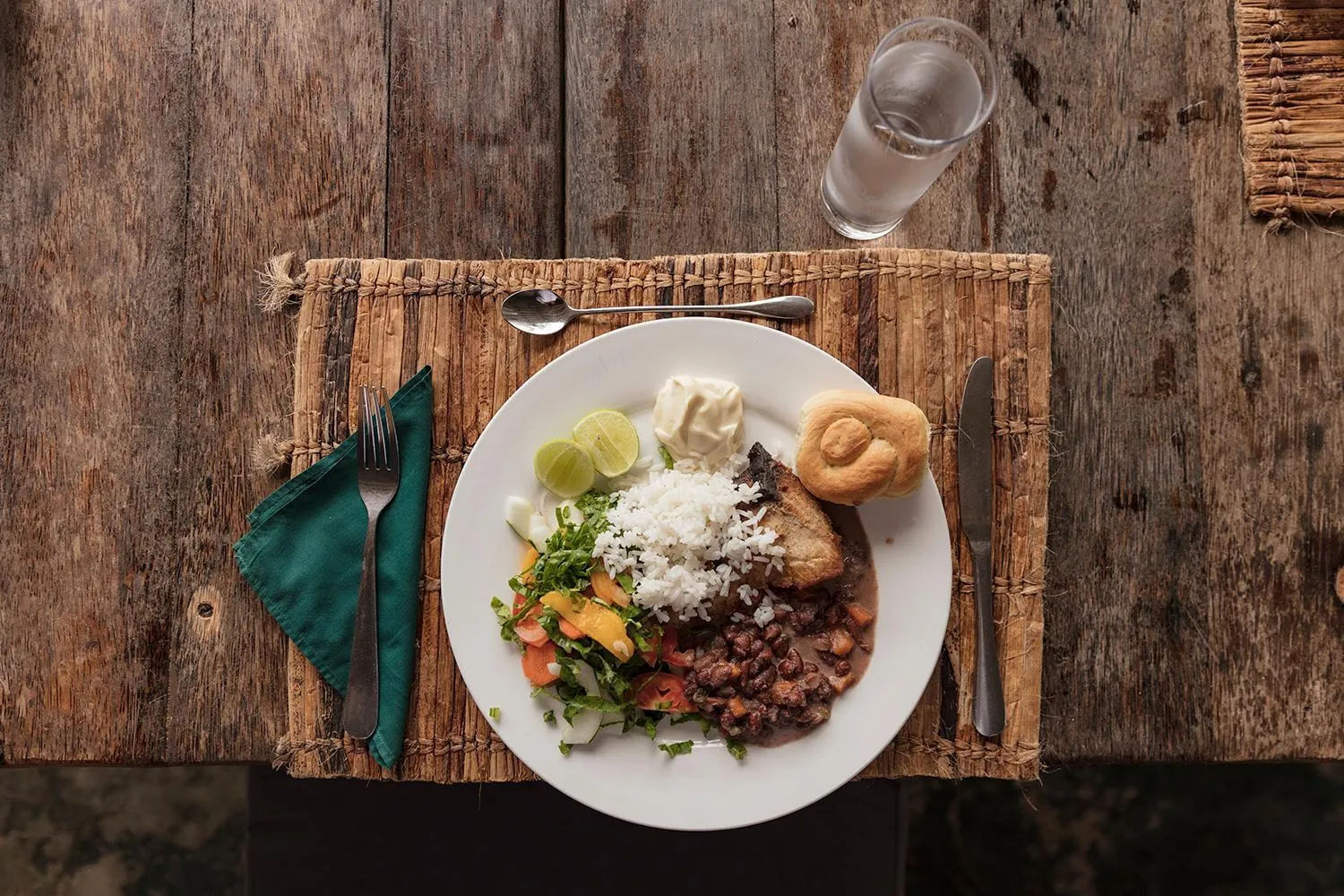 Food close-up in Chumbe Island Coral Park