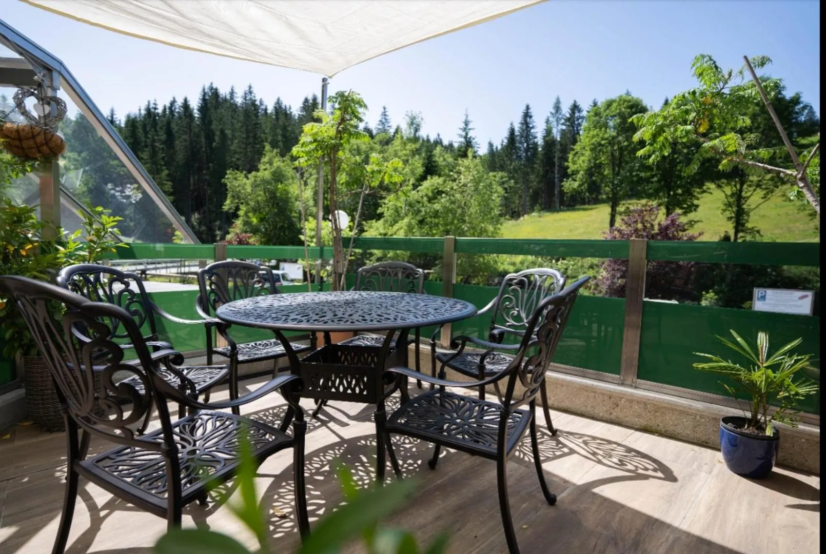 Balcony/Terrace in Gasthof Klug zum Ehrensepp