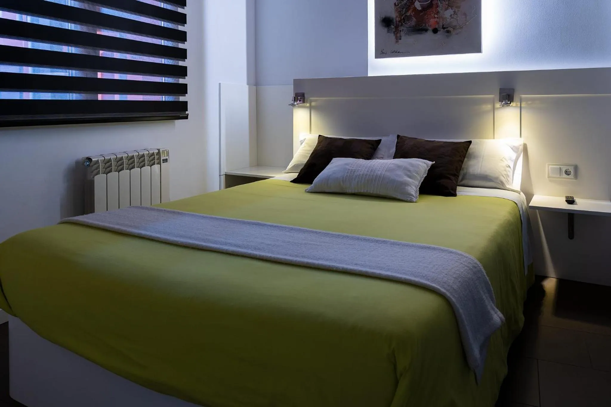 Bedroom, Bed in Apartaments y Habitacions Entre Volcans