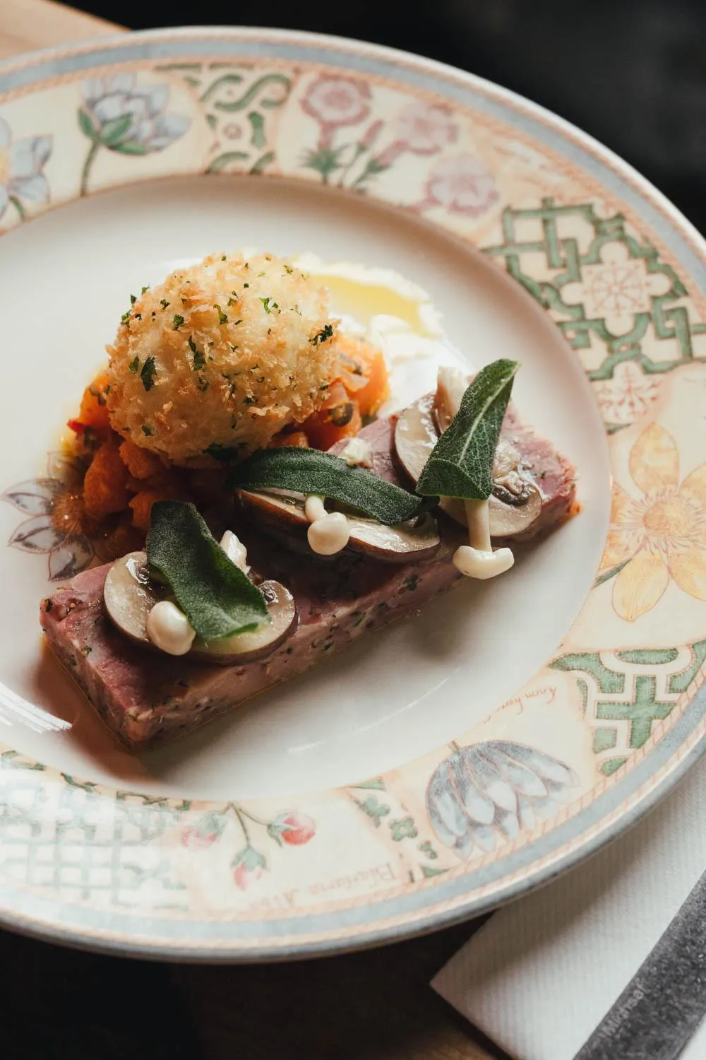 Food and drinks in The Five Bells Inn