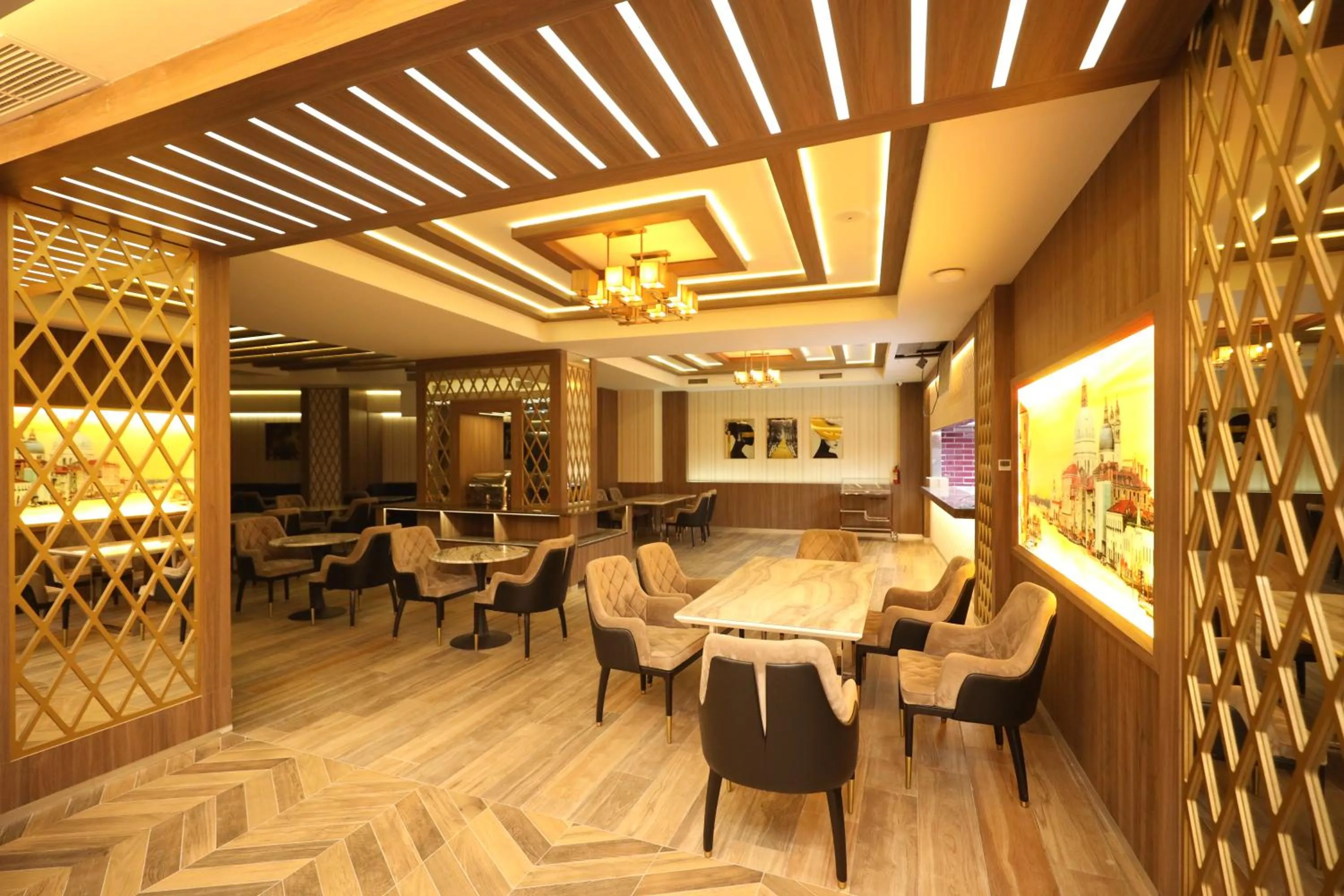 Seating area in Venice Hotel Complex