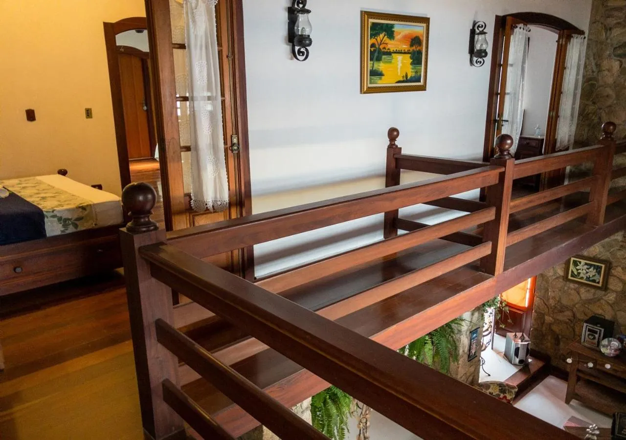 Balcony/Terrace, Bed in Casarão Paraty