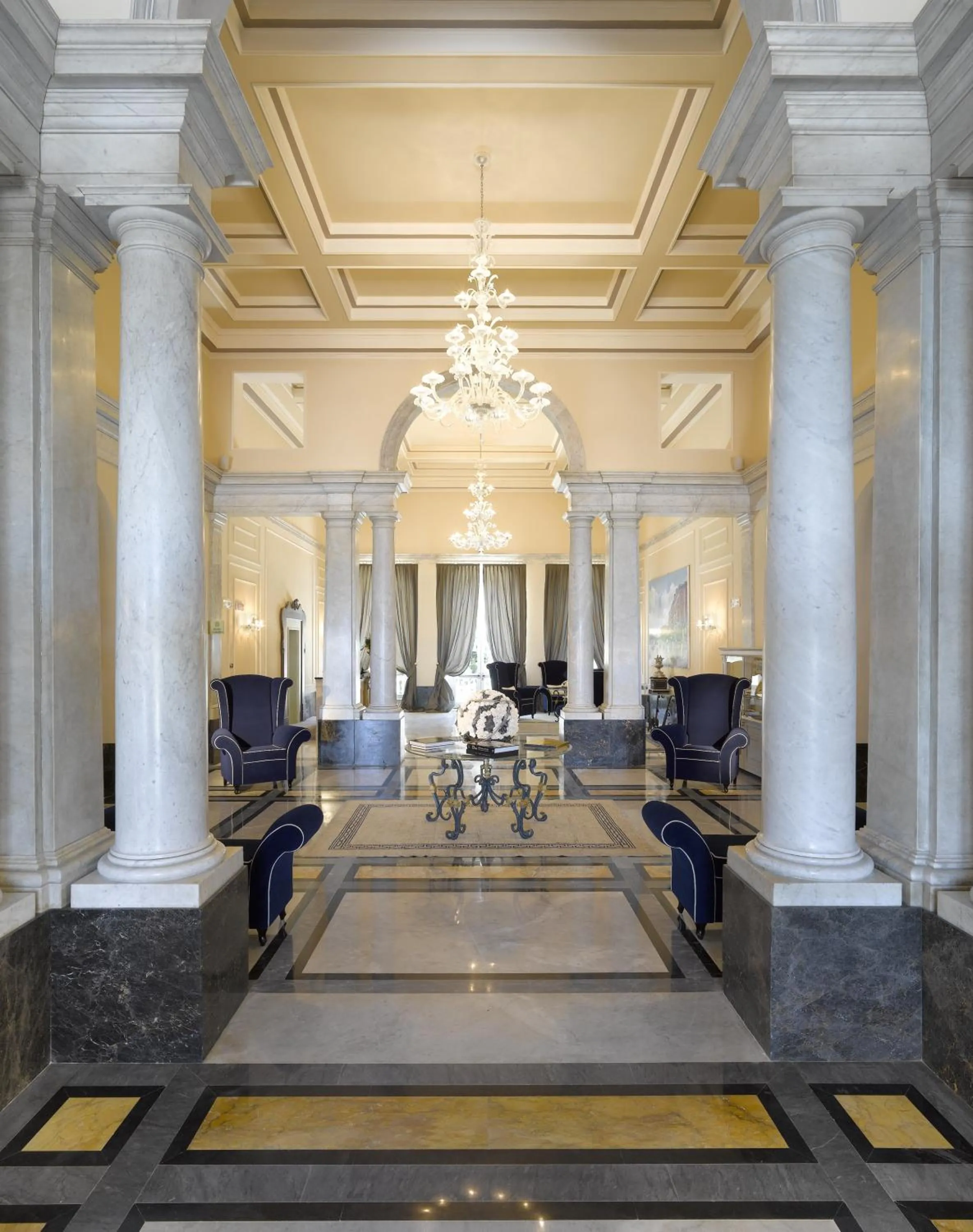 Lobby or reception in GH Palazzo Suite & SPA