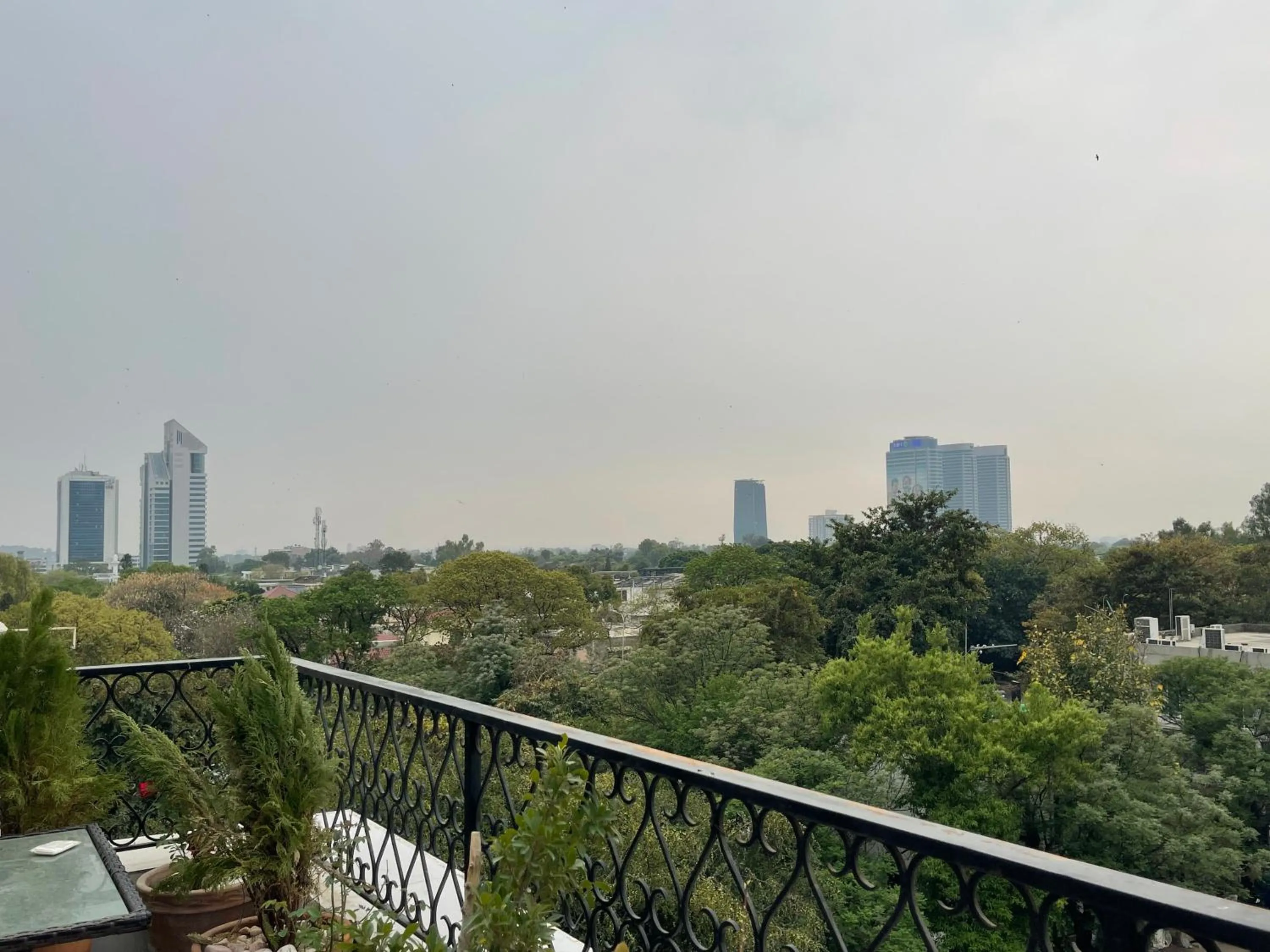 City view in Taj Signature Hotel Islamabad