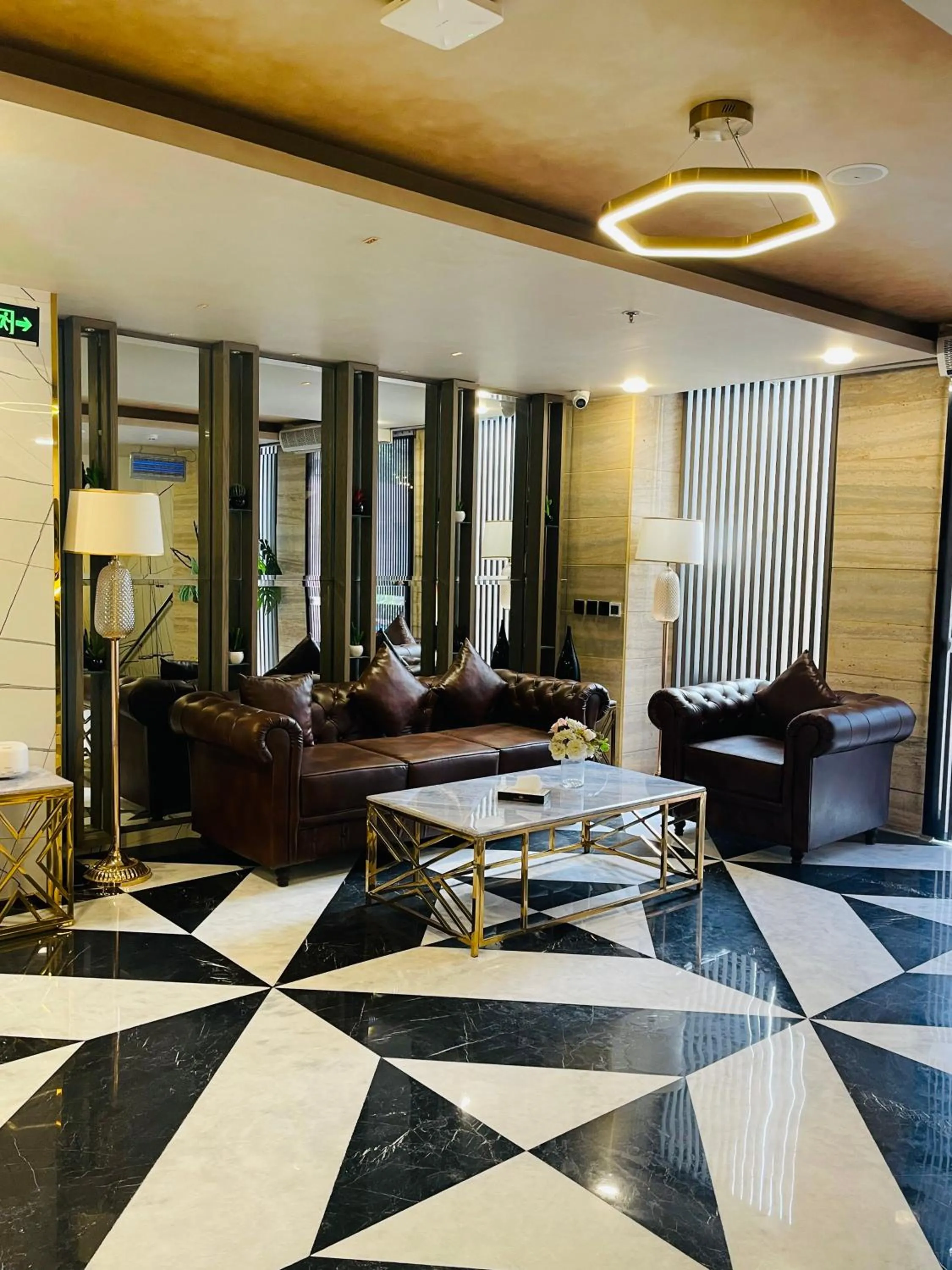 Seating area in Taj Signature Hotel Islamabad