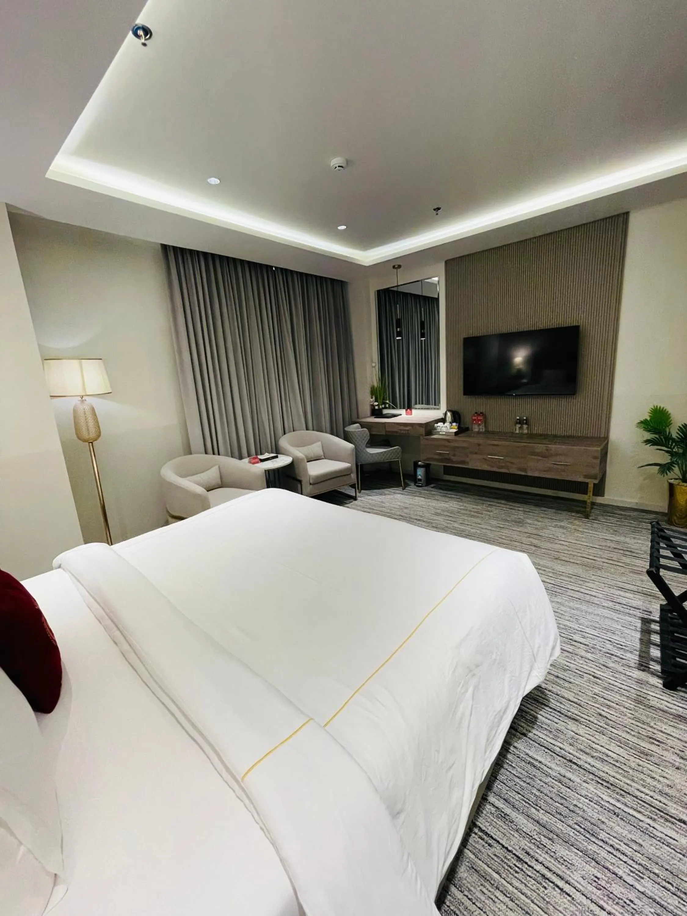 Bed in Taj Signature Hotel Islamabad
