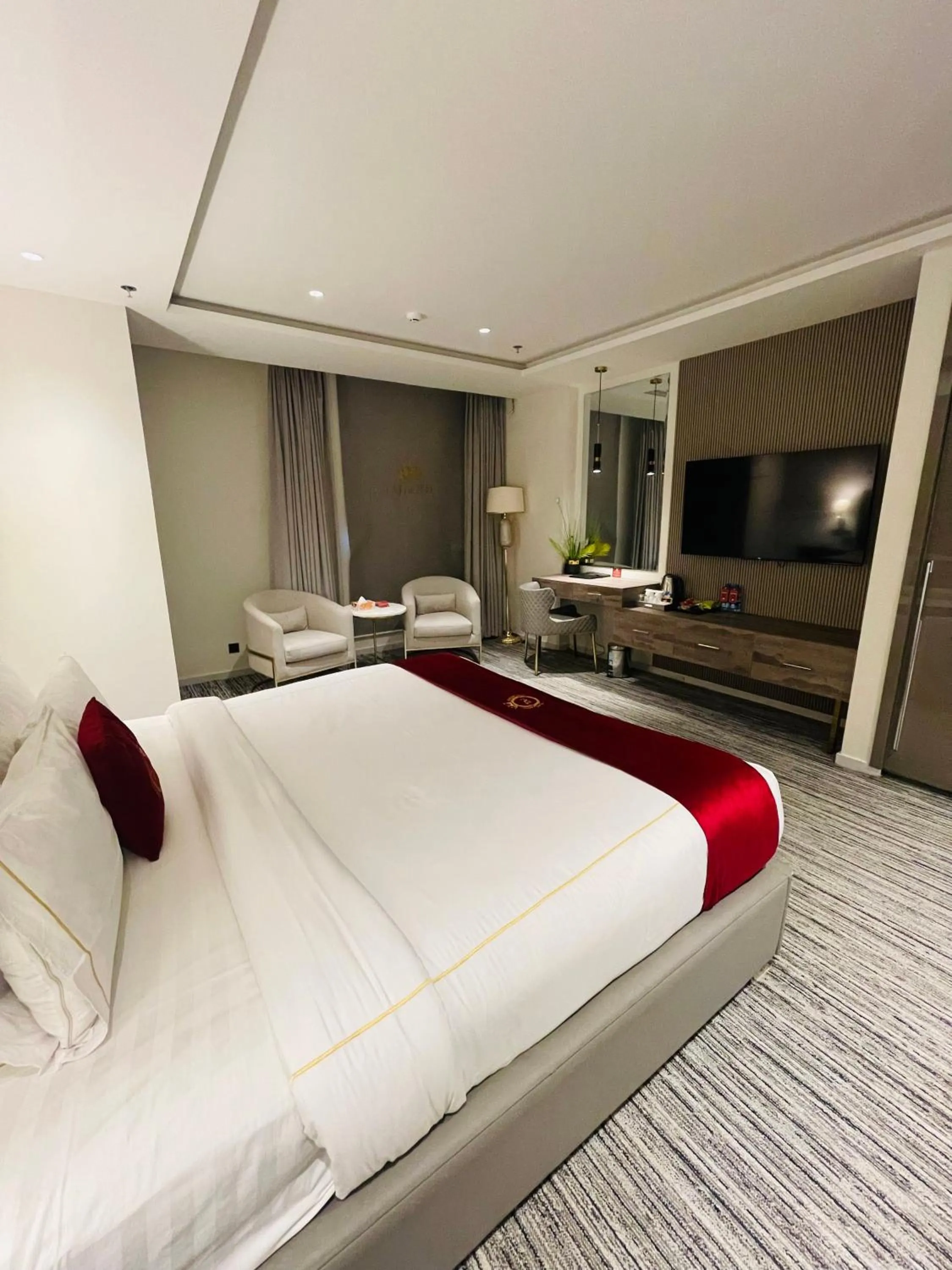 Bed in Taj Signature Hotel Islamabad