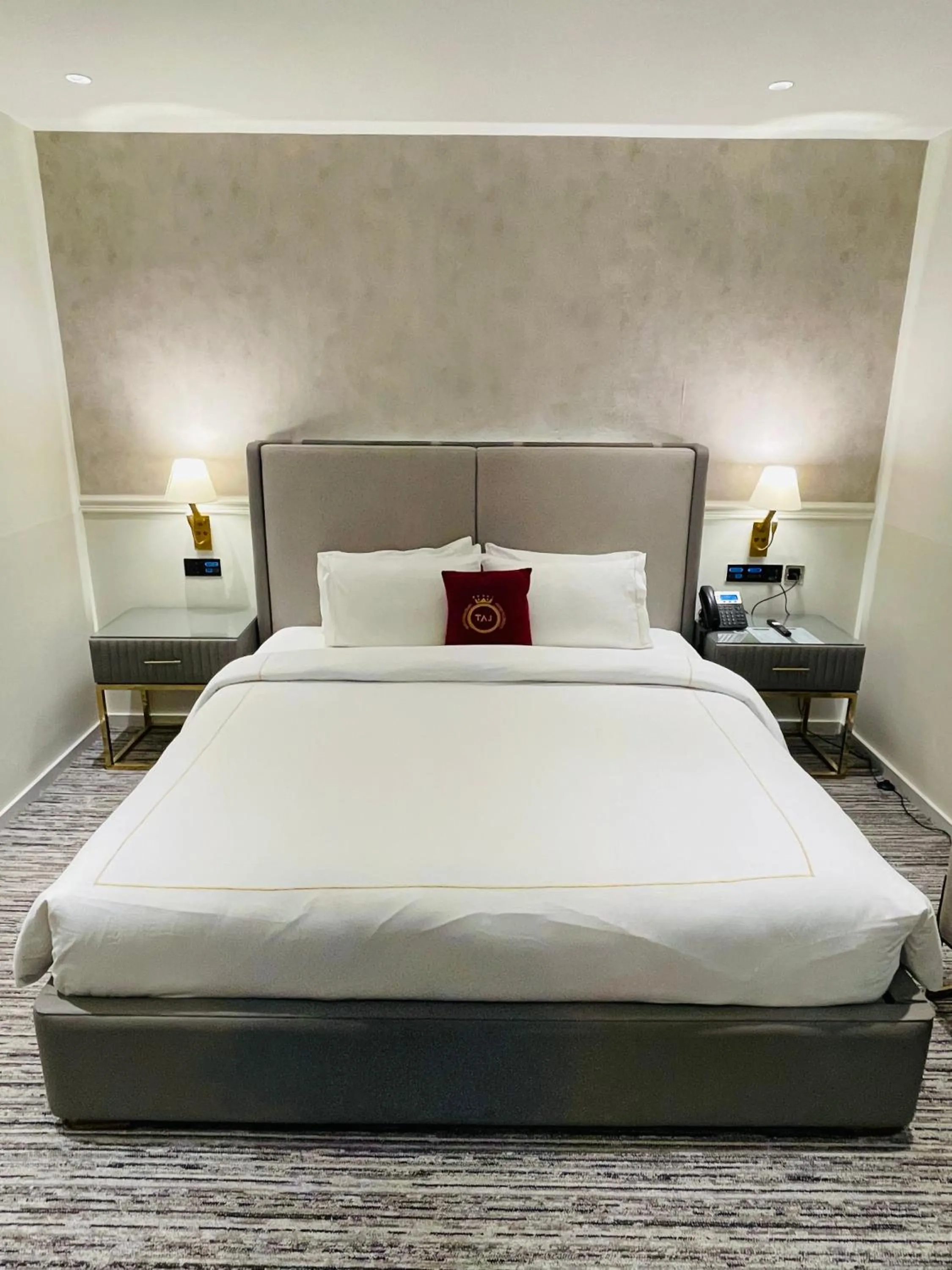 Bed in Taj Signature Hotel Islamabad