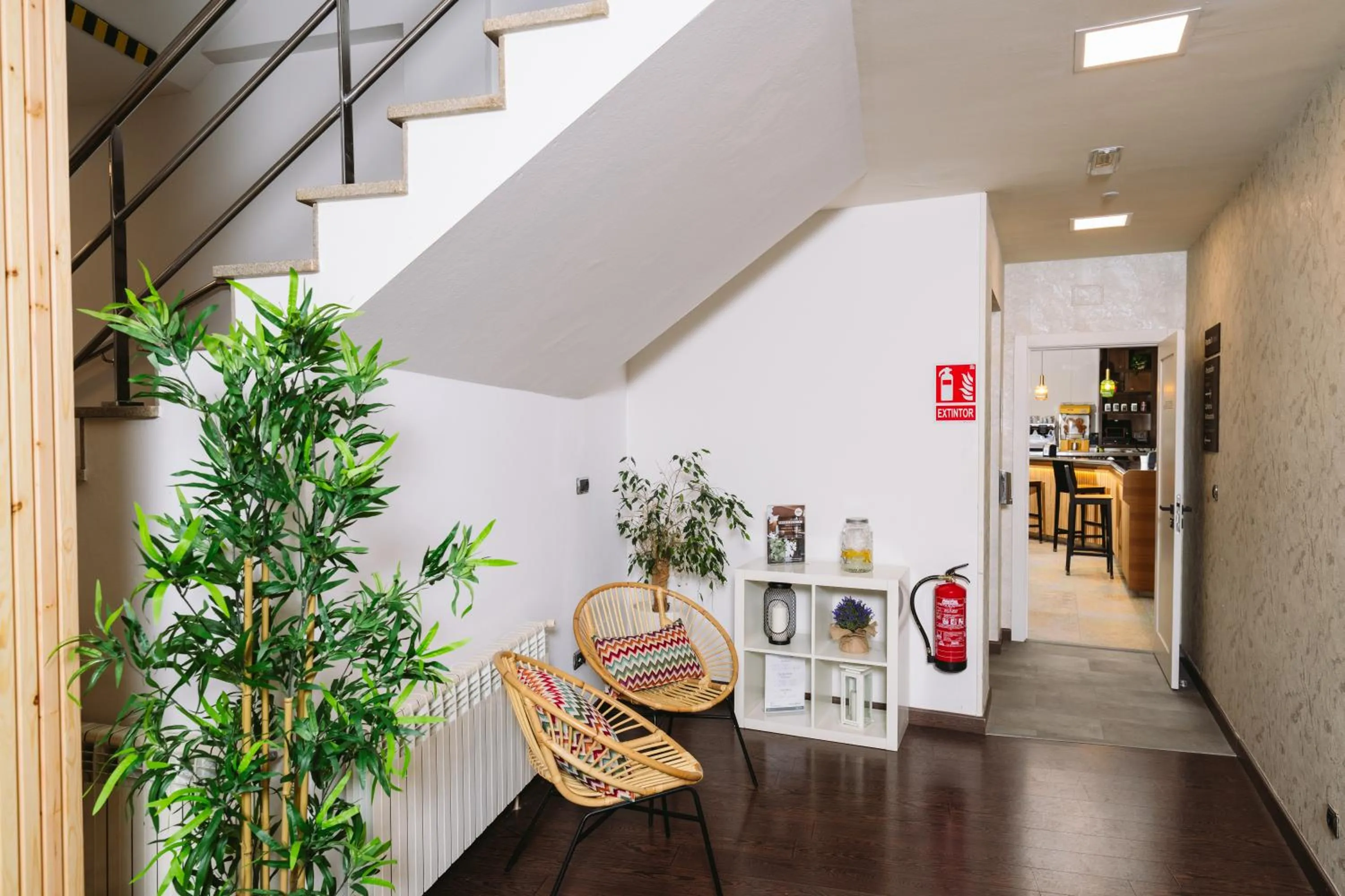 Lobby or reception in Hotel Oca Insua Costa da Morte