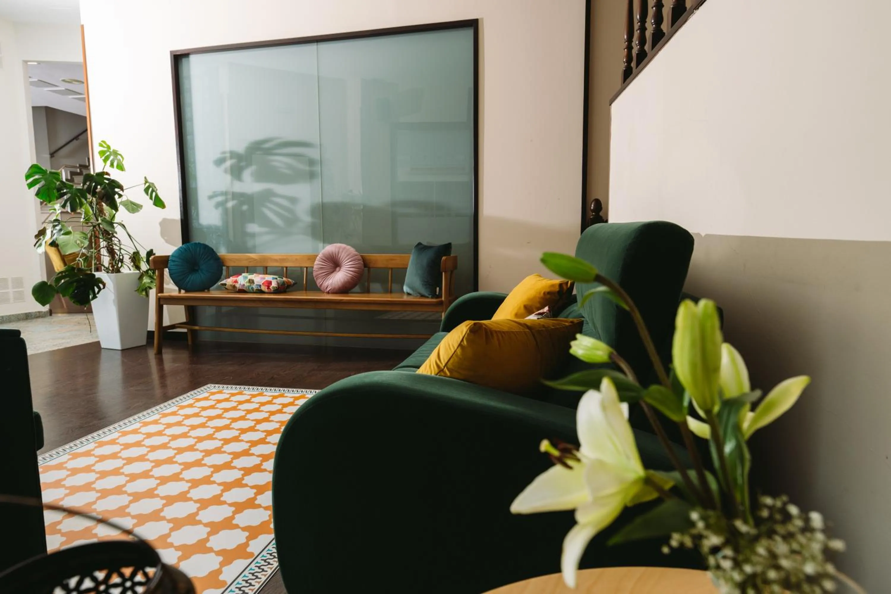 Seating area in Hotel Oca Insua Costa da Morte