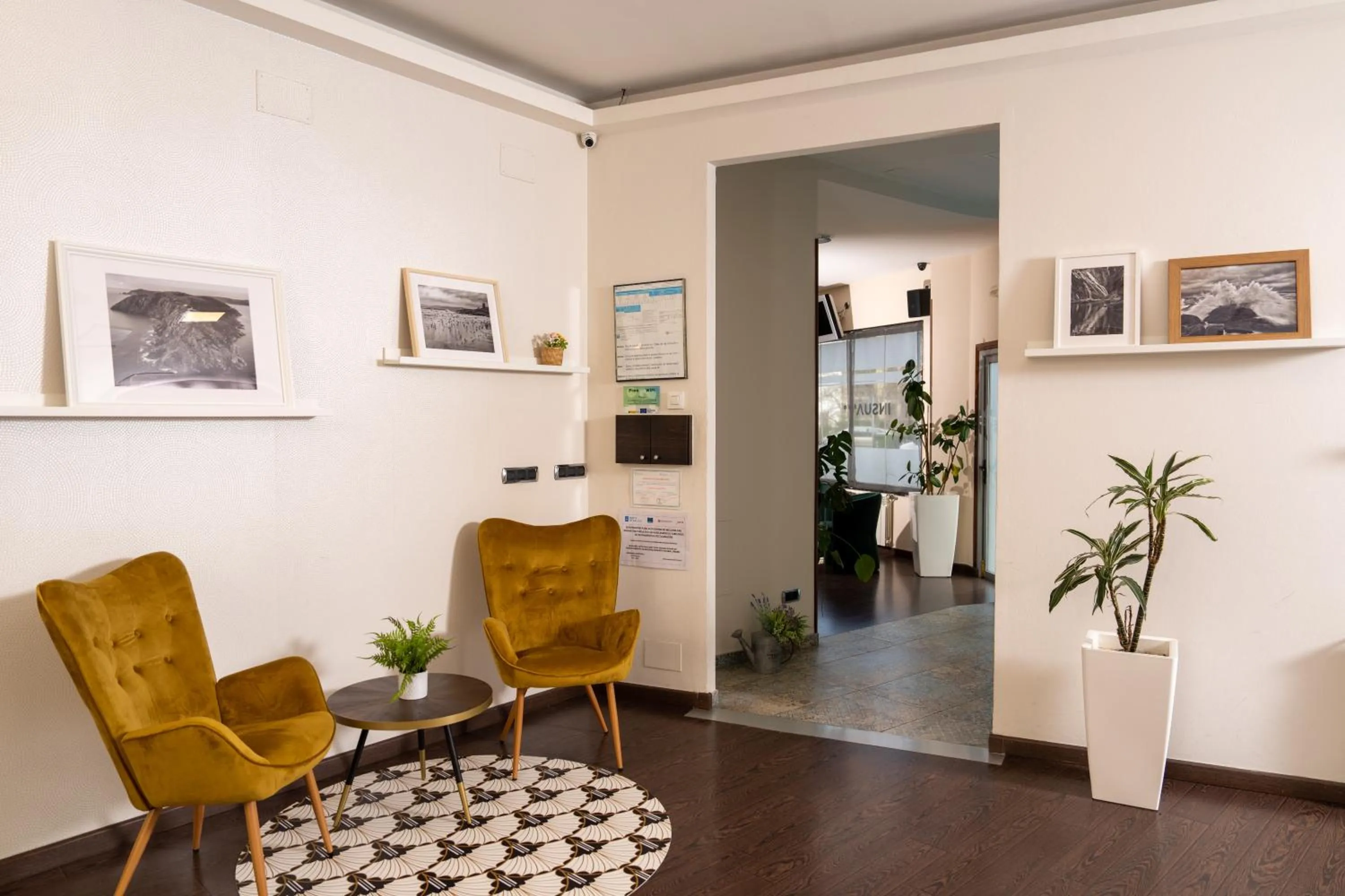 Lobby or reception in Hotel Oca Insua Costa da Morte