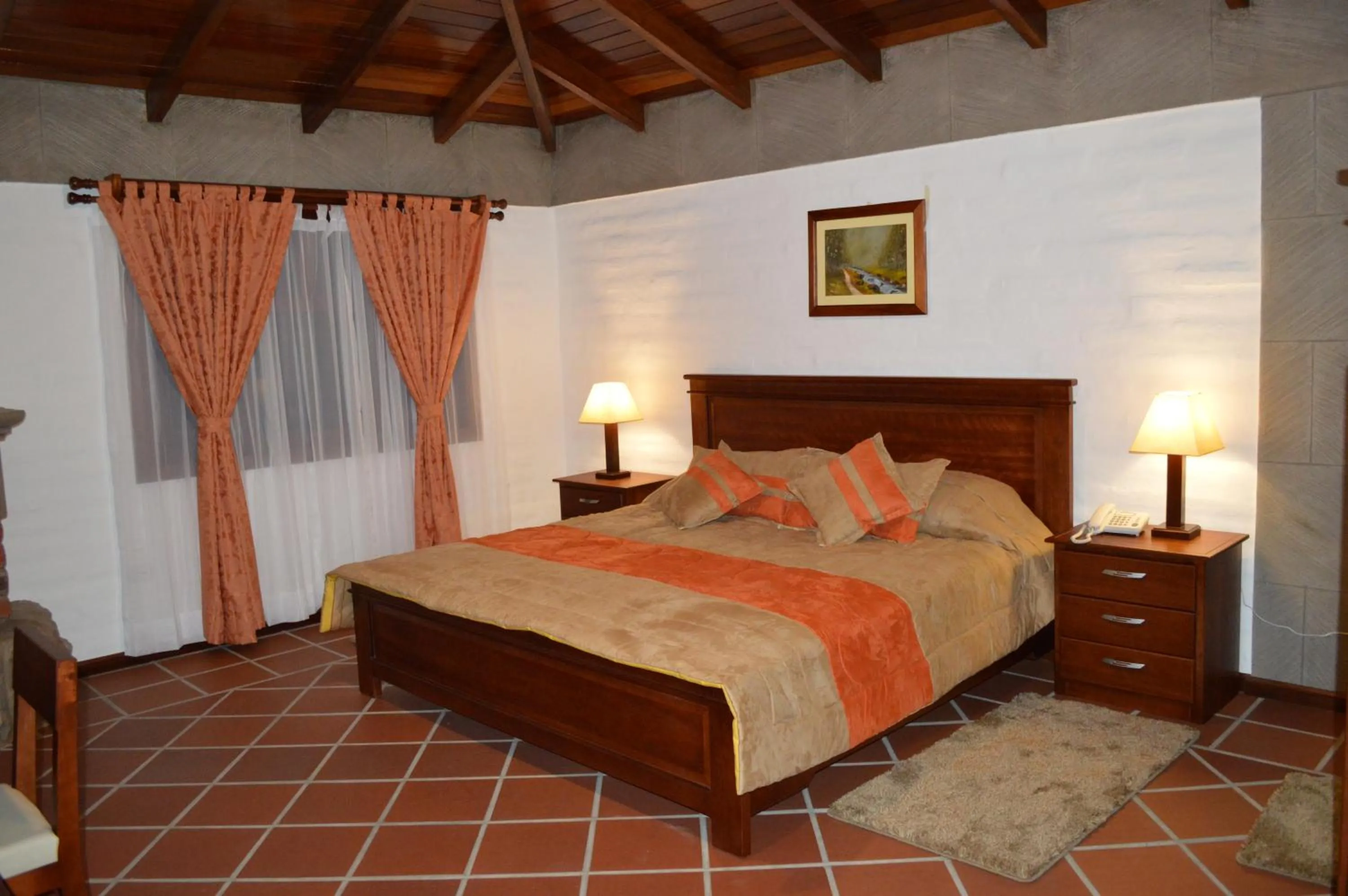 City view, Bed in Hostería San Clemente