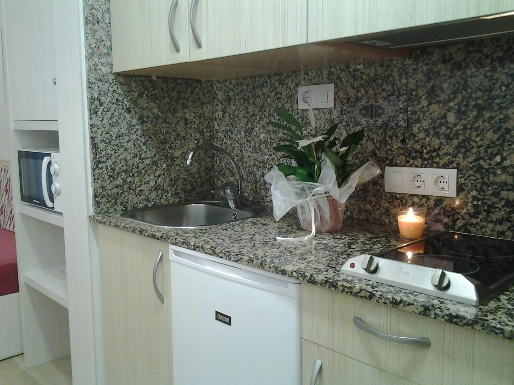 Kitchen or kitchenette in Apartaments Ses Dàlies