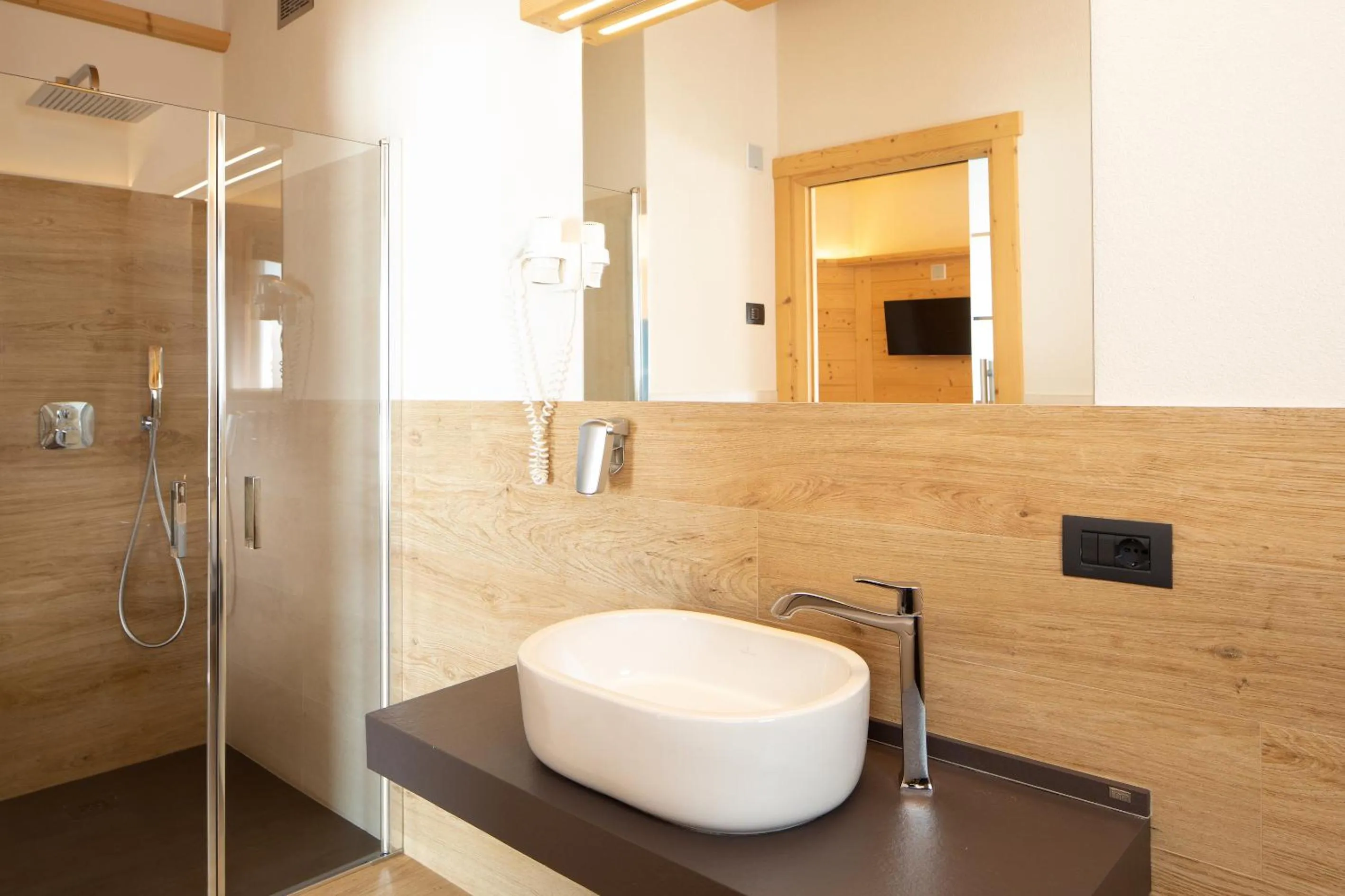 Bathroom in B&B Ecohotel Chalet des Alpes