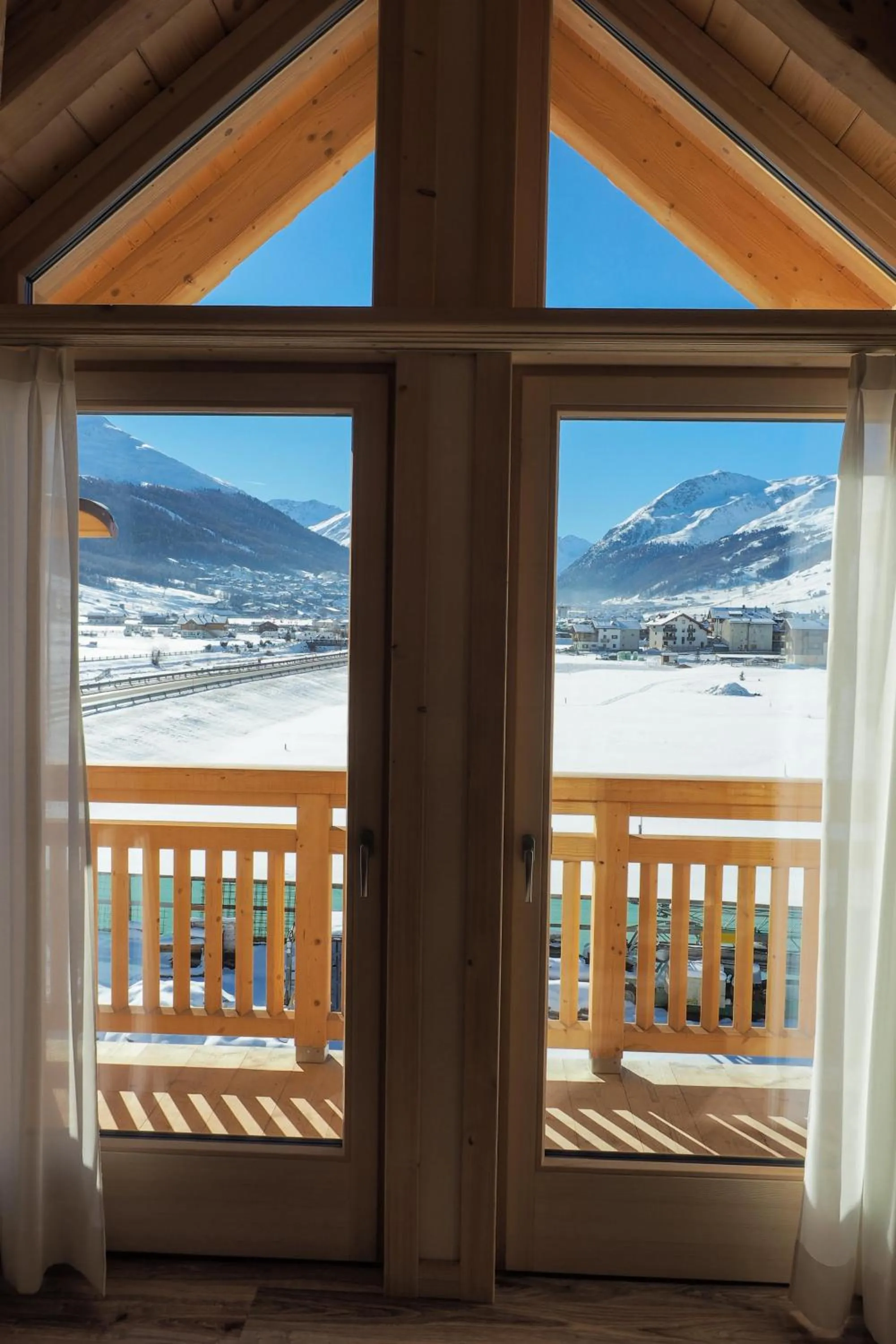 Balcony/Terrace in B&B Ecohotel Chalet des Alpes