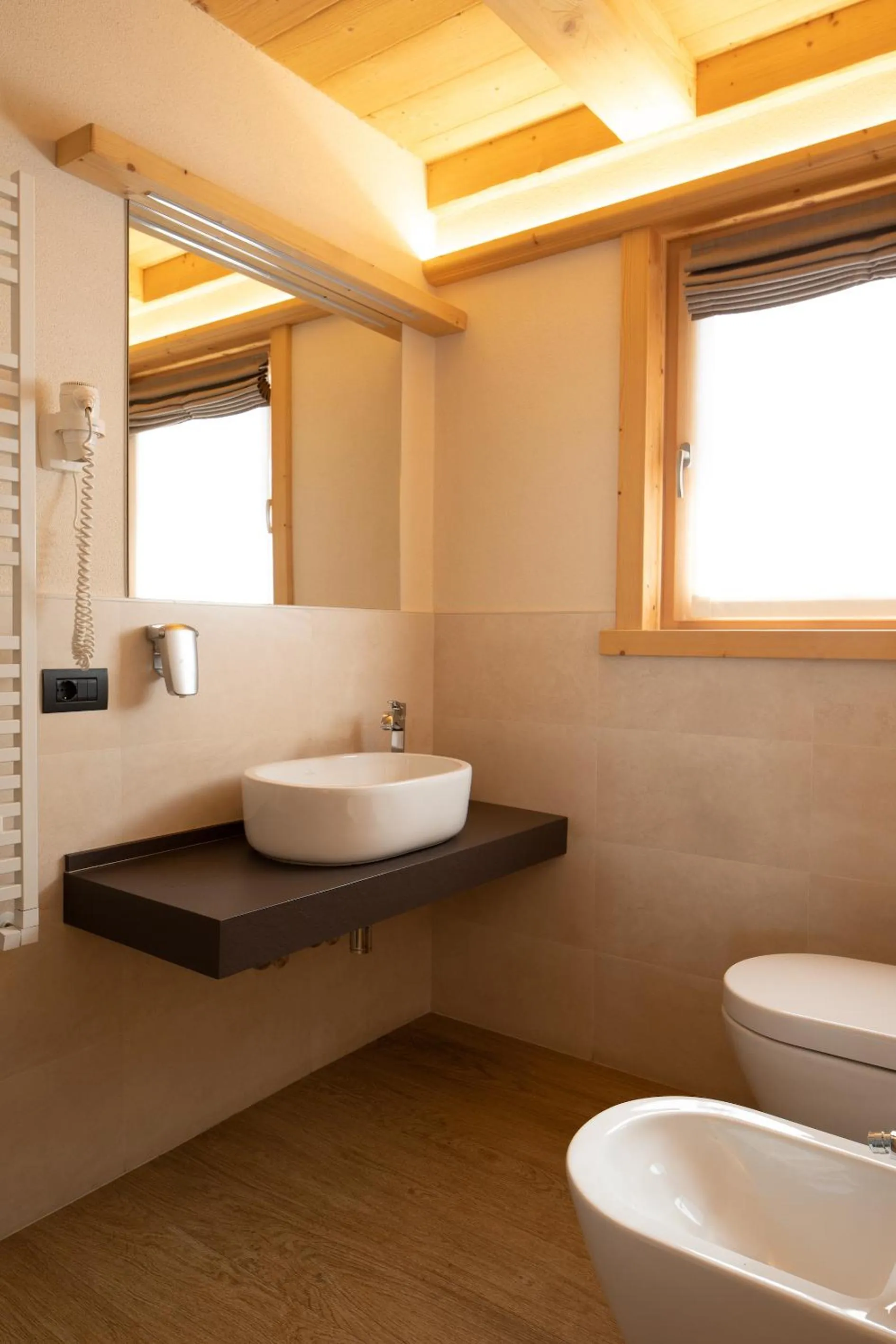 Bathroom in B&B Ecohotel Chalet des Alpes