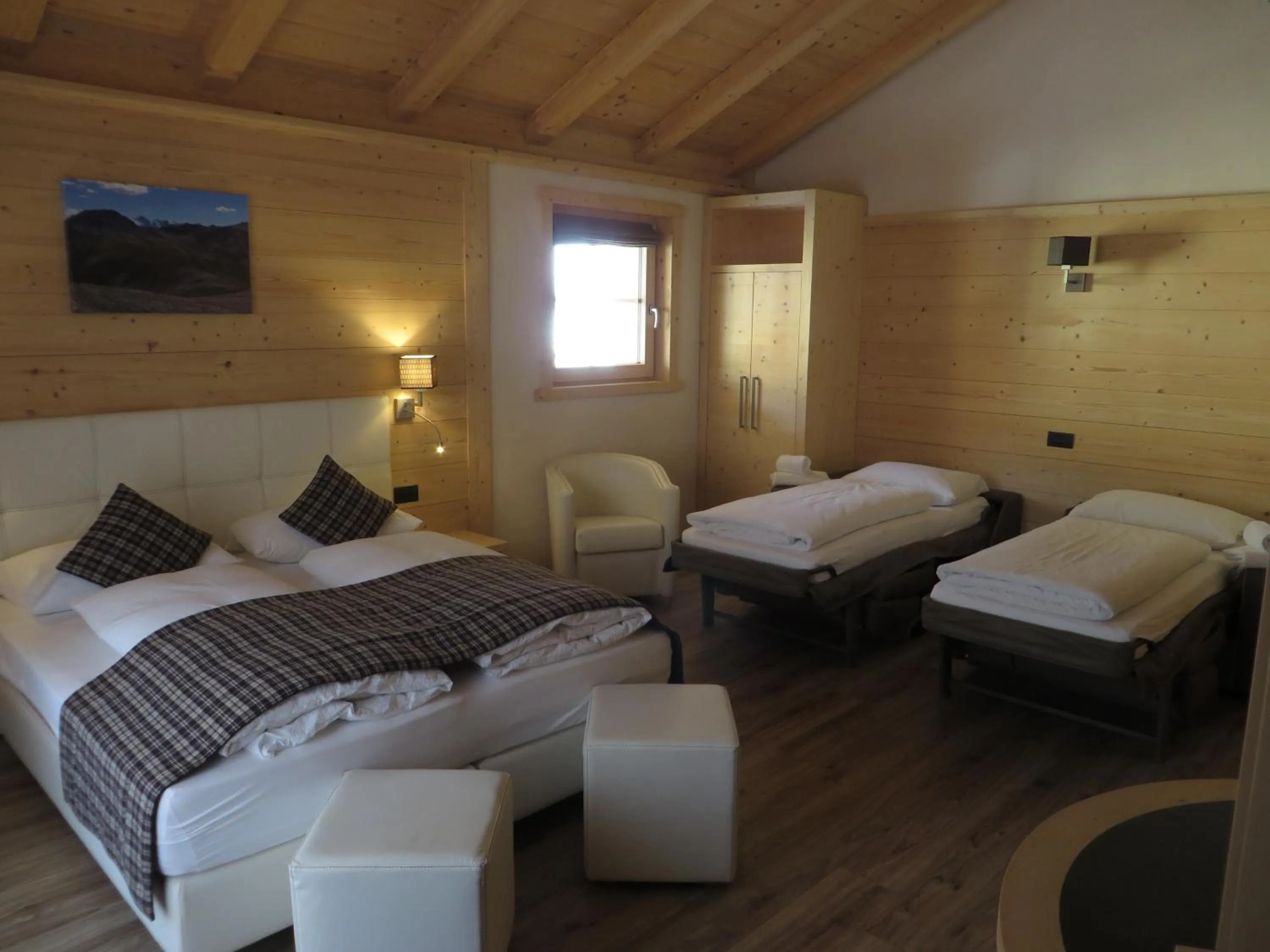 Bed in B&B Ecohotel Chalet des Alpes