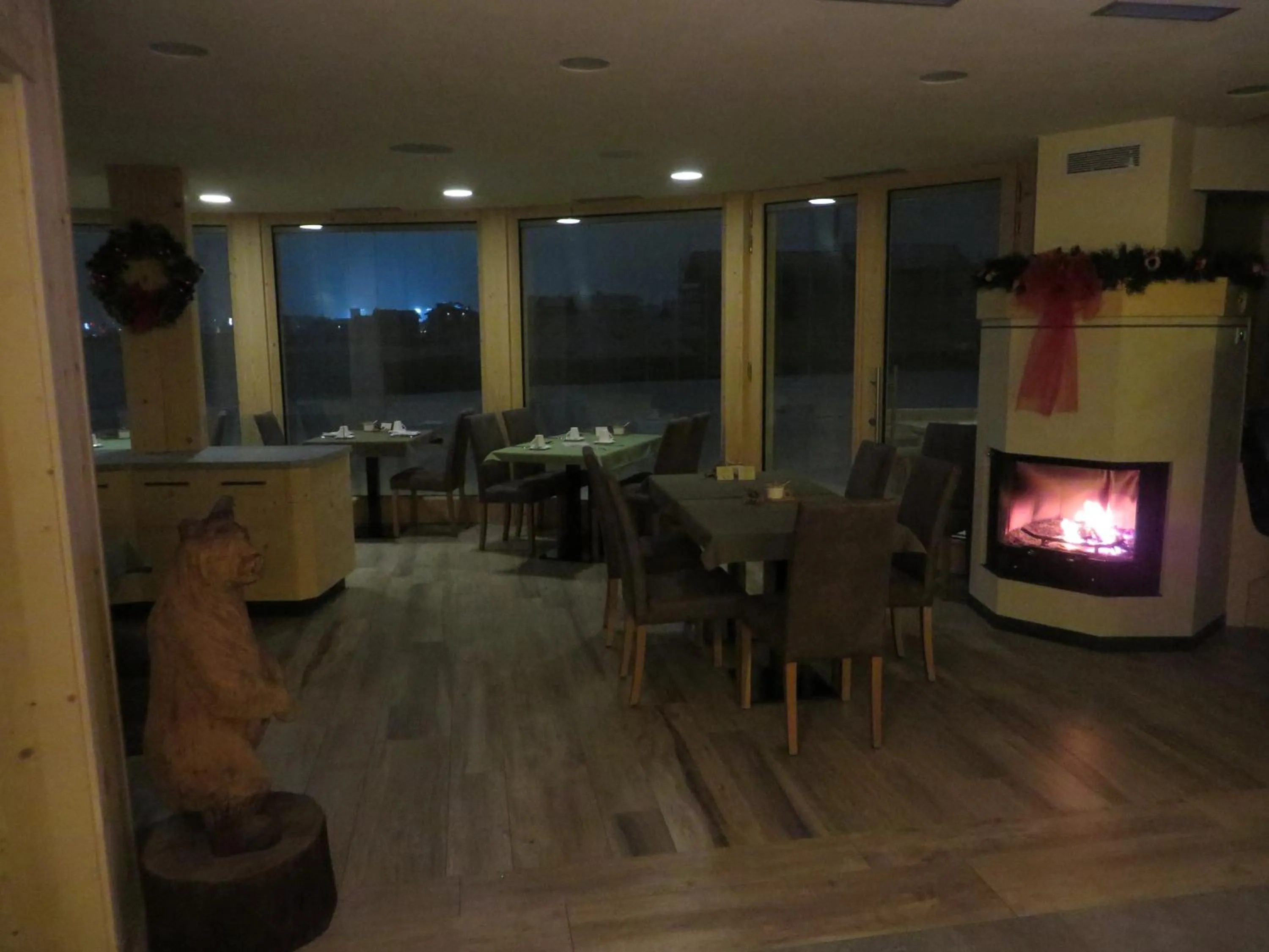 Lobby or reception in B&B Ecohotel Chalet des Alpes