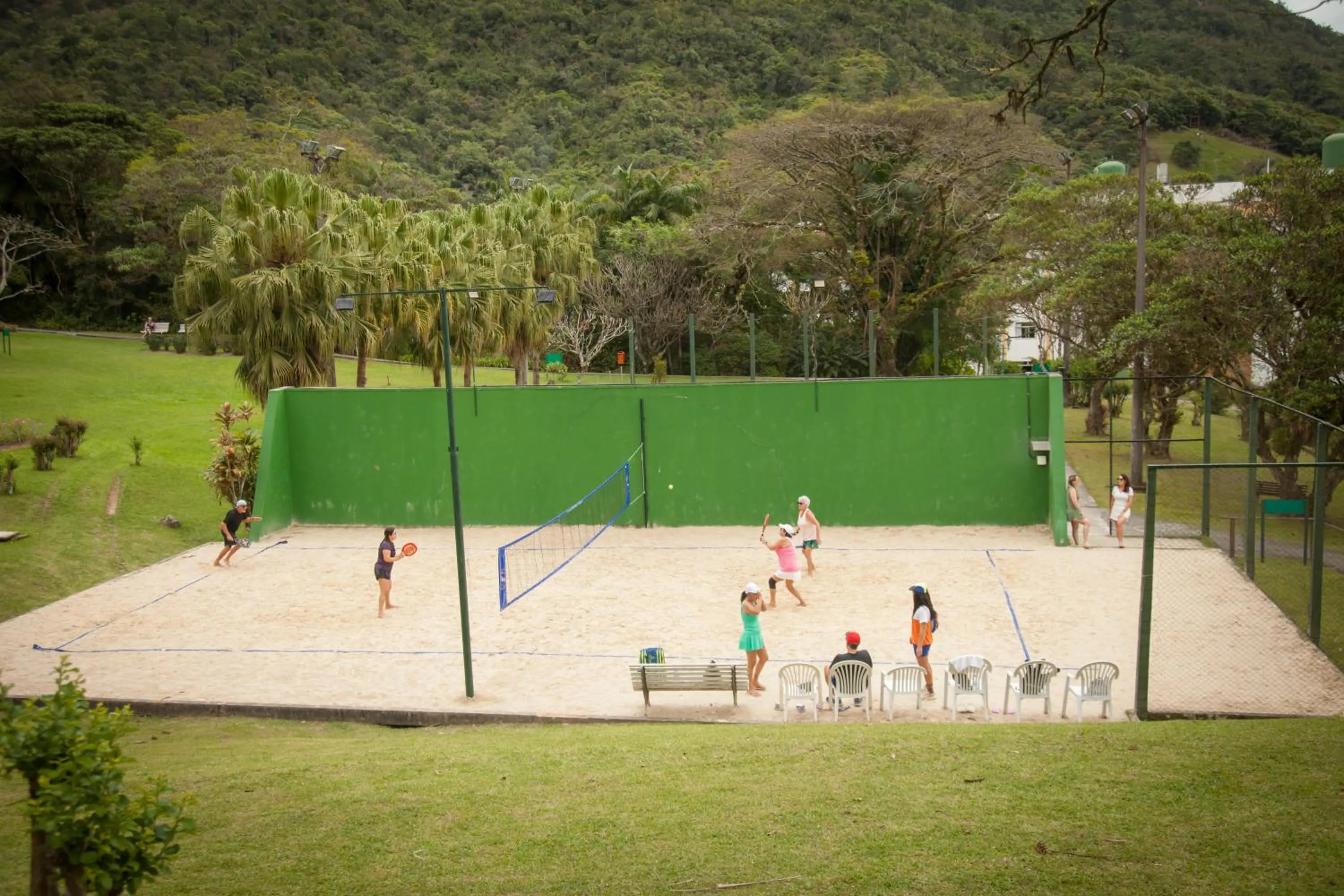 Tennis court in Plaza Caldas da Imperatriz Resort & Spa
