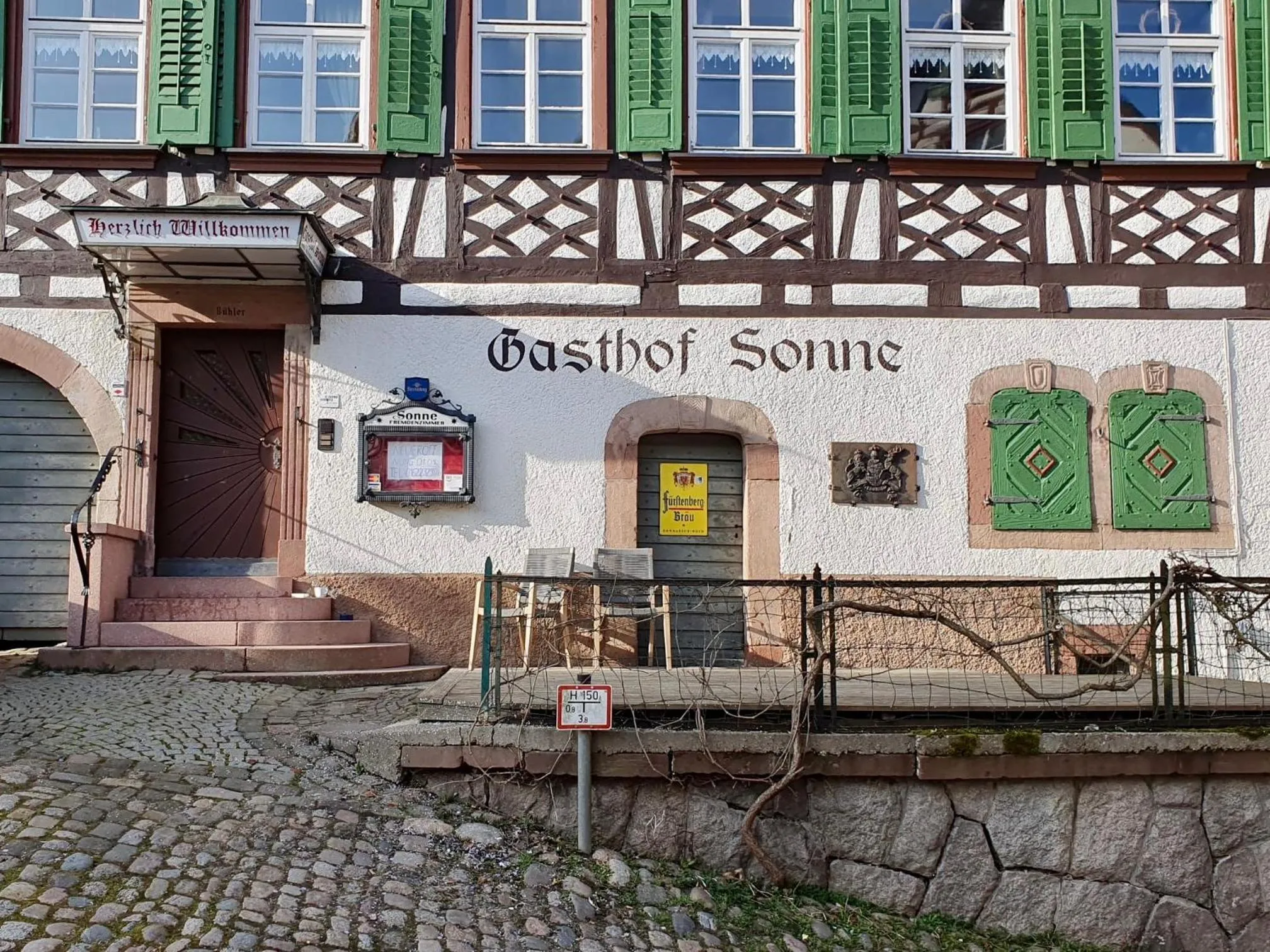 Property building in Gasthof Sonne