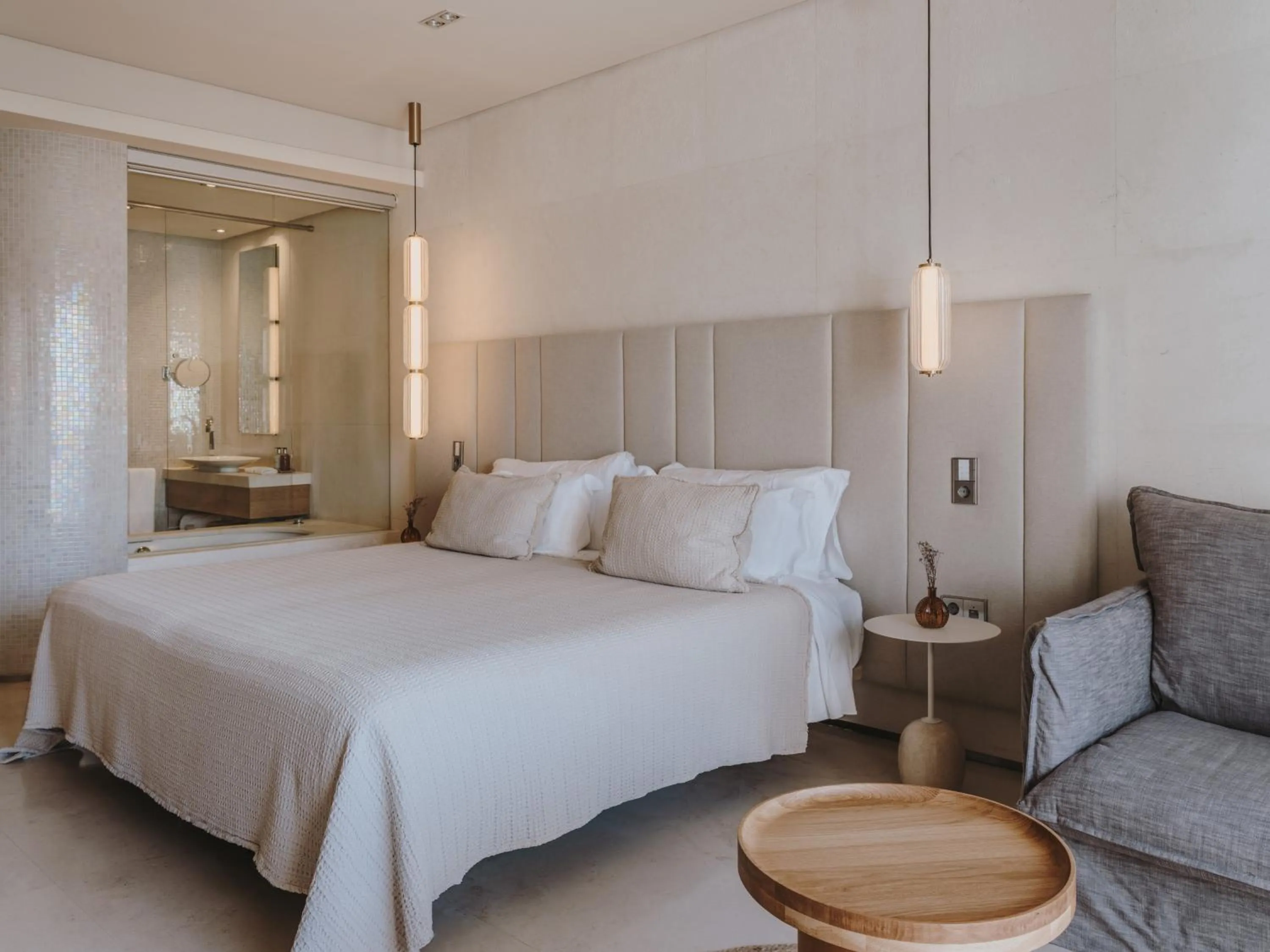 Bed in Aguas de Ibiza Grand Luxe Hotel - Small Luxury Hotel of the World