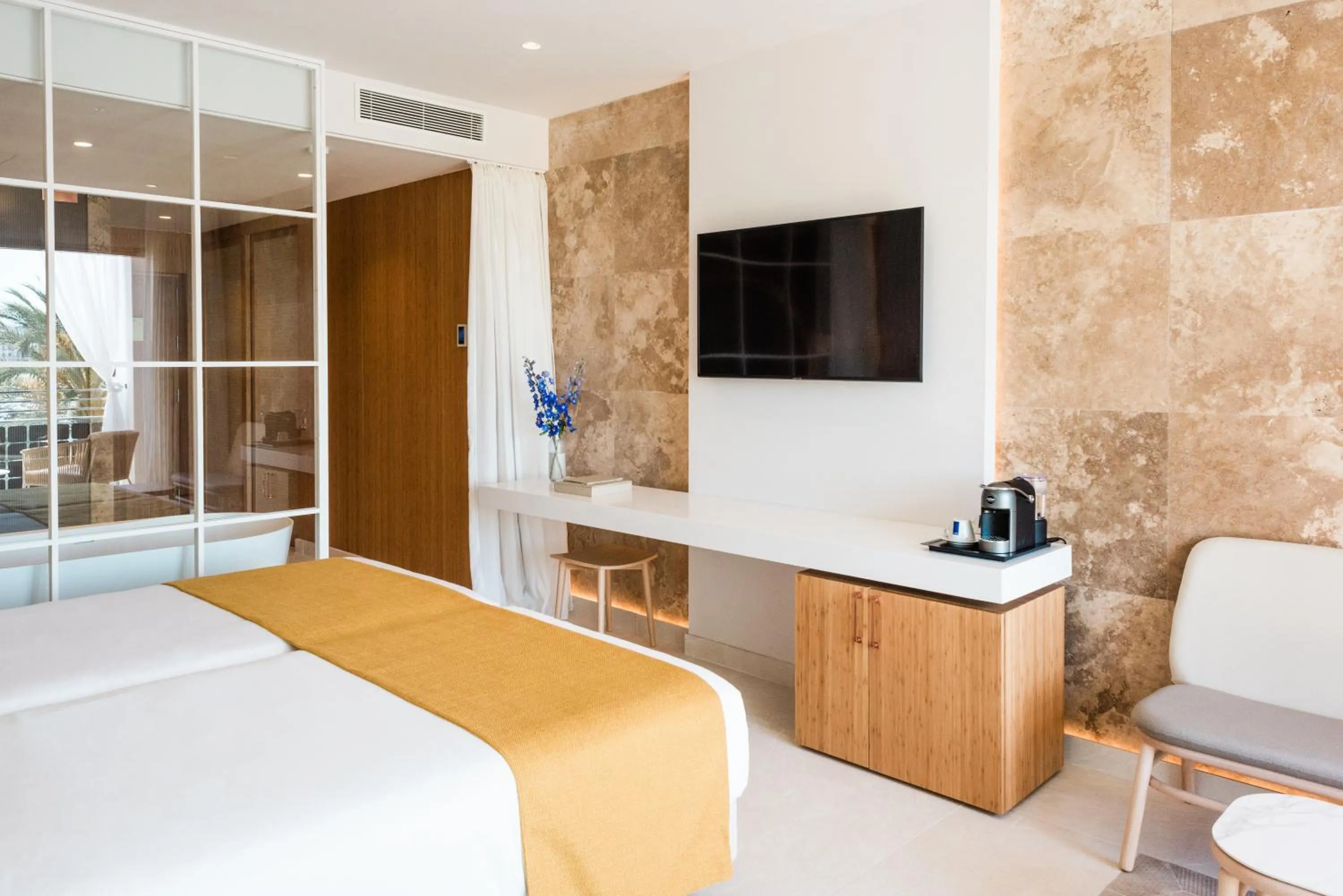 Bed in Aguas de Ibiza Grand Luxe Hotel - Small Luxury Hotel of the World