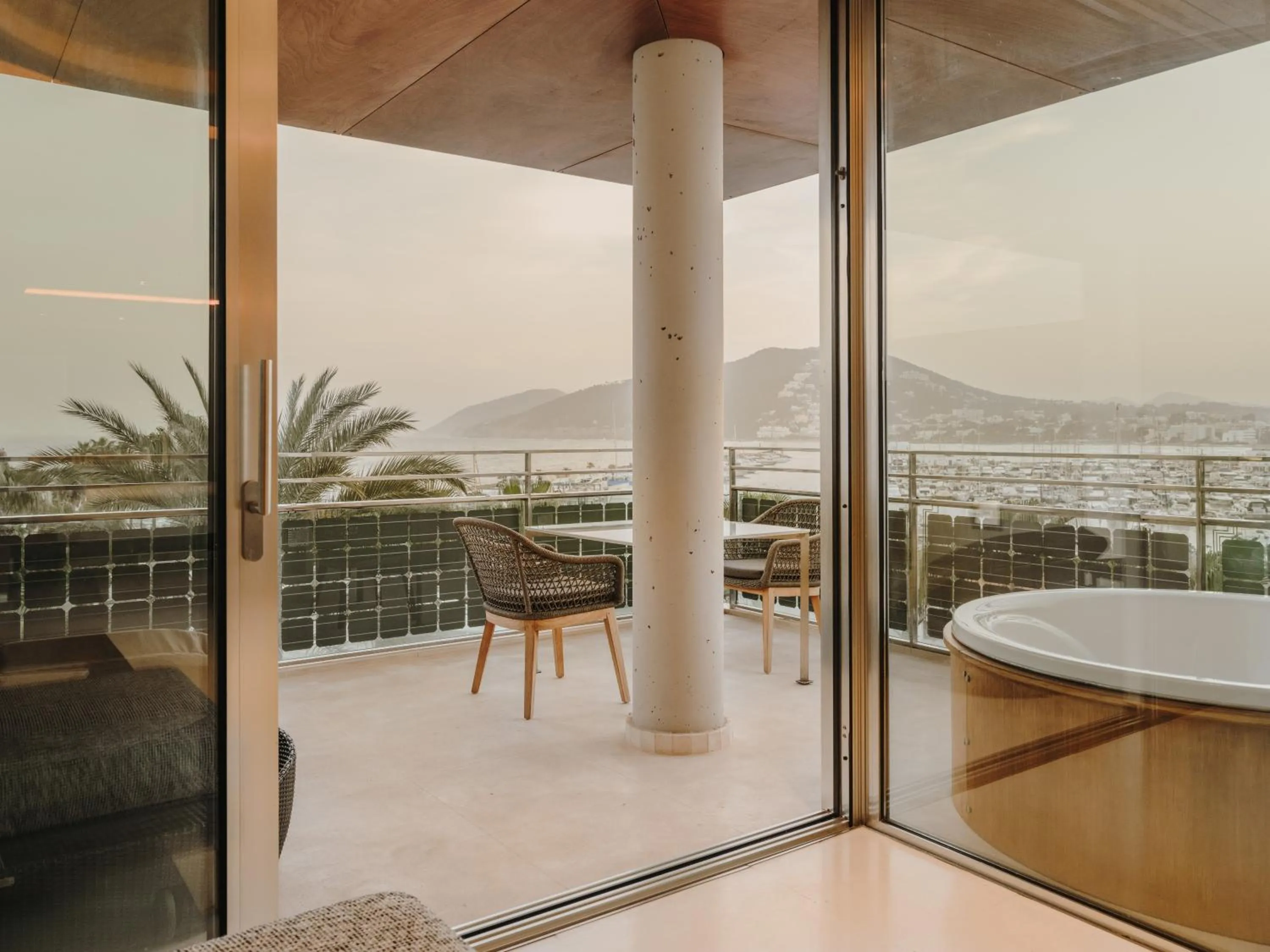 Grand Corner Suite with Large Terrace, Sea View, Exterior Bathtub & SPA access in Aguas de Ibiza Grand Luxe Hotel - Small Luxury Hotel of the World