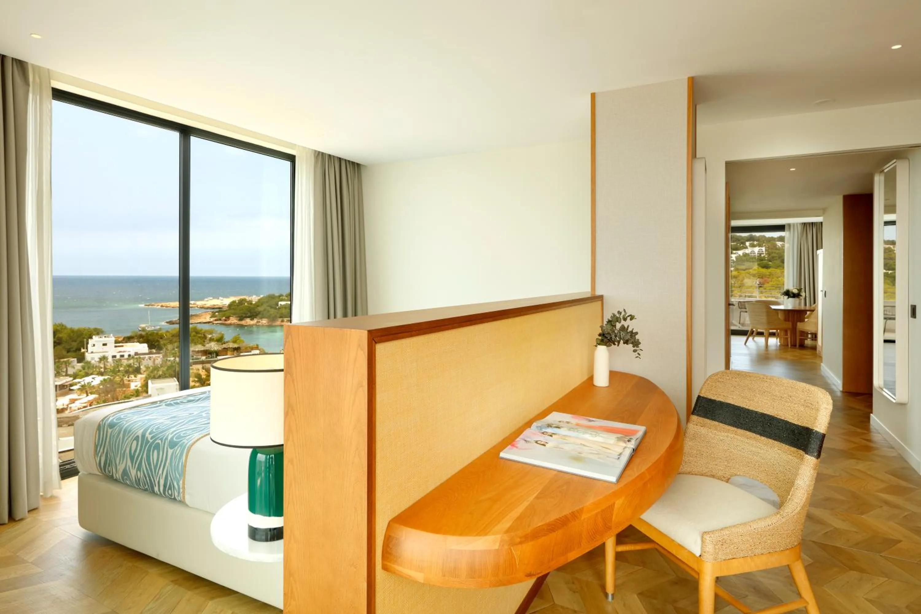 View (from property/room), Bed in TRS Ibiza Hotel - Adults Only