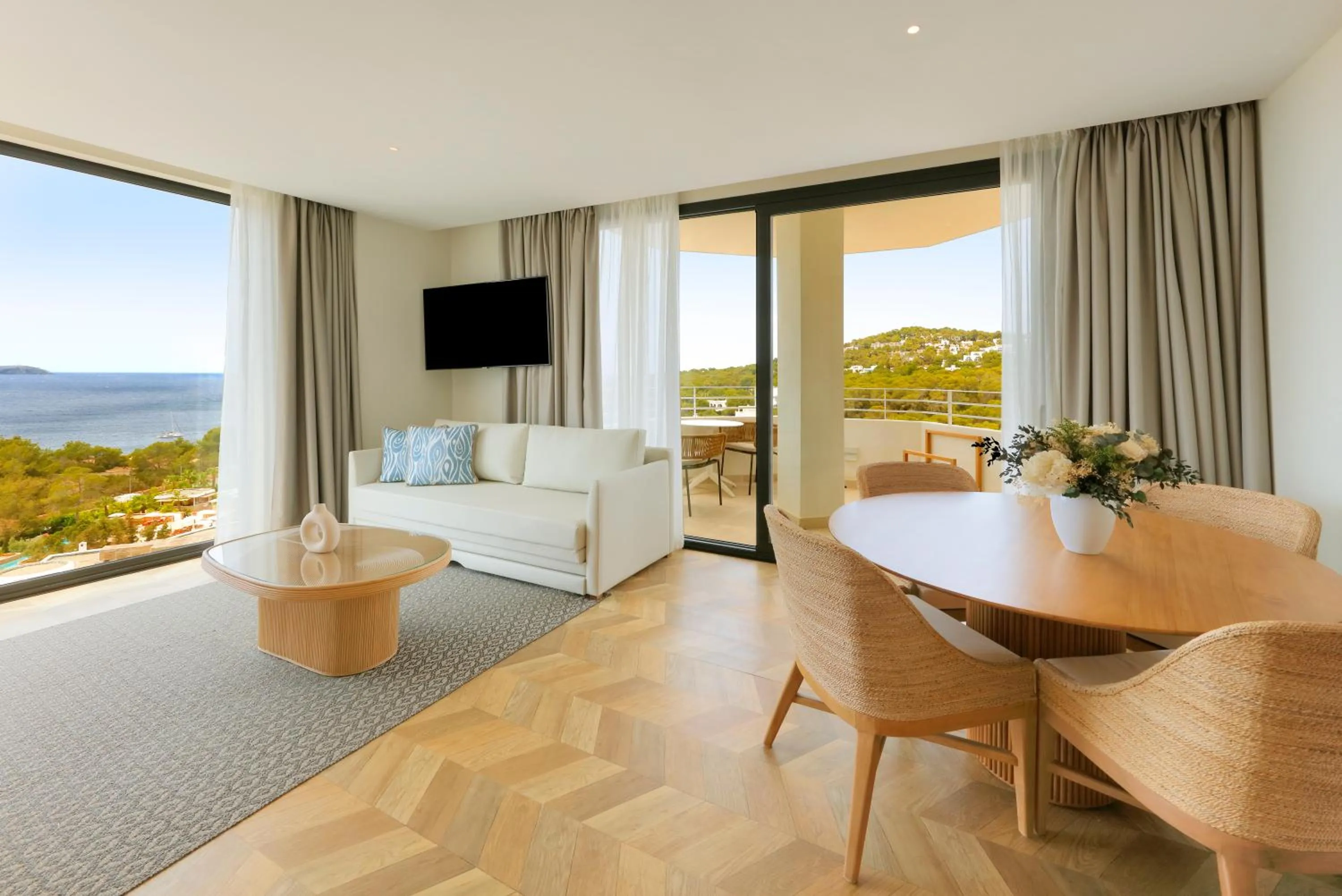 Communal lounge/ TV room in TRS Ibiza Hotel - Adults Only