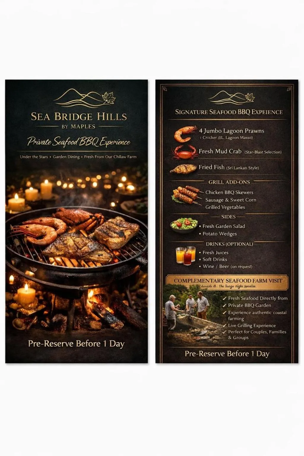 Restaurant/places to eat in Maples Holiday Resort