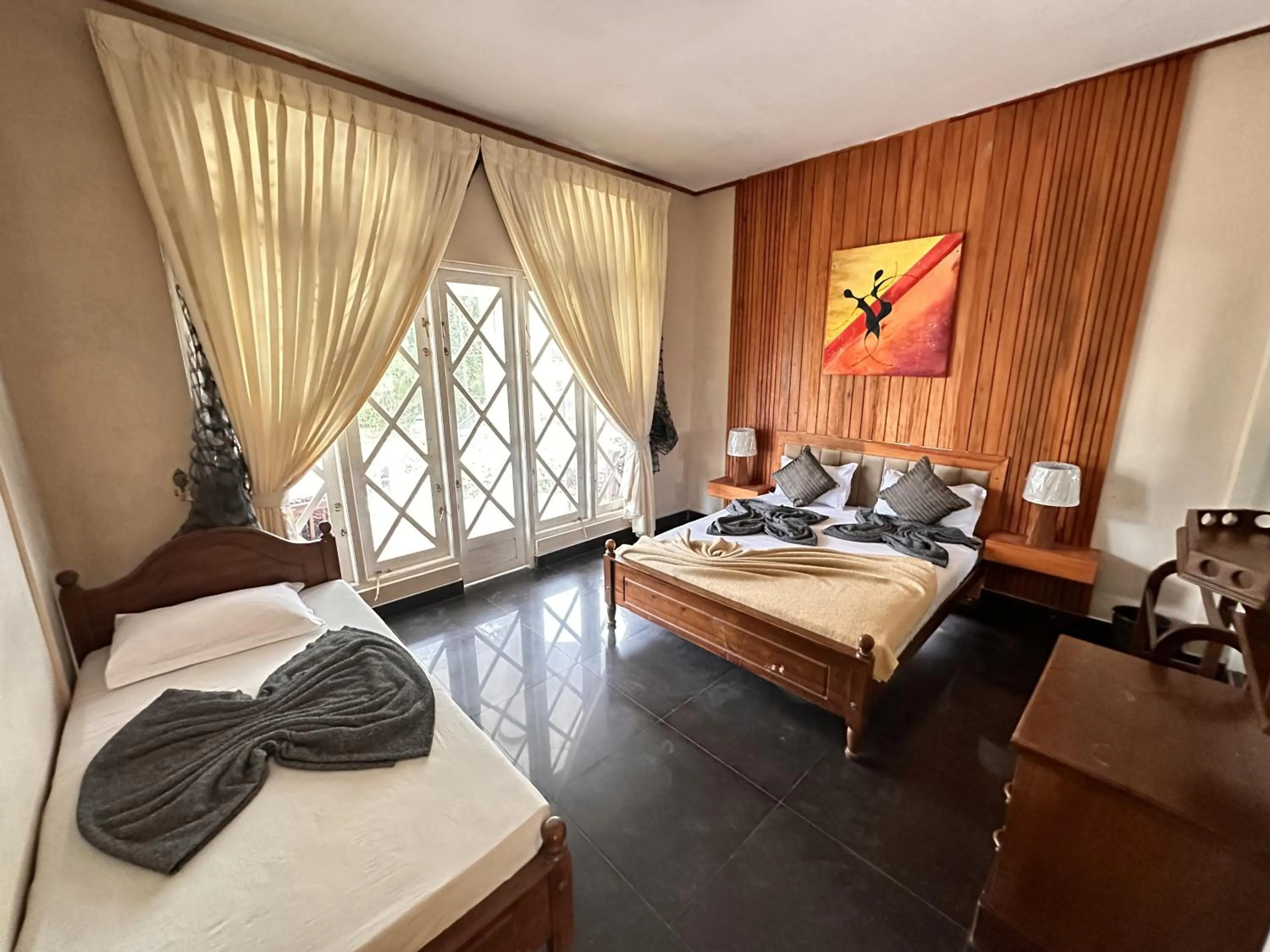 Bed in Maples Holiday Resort