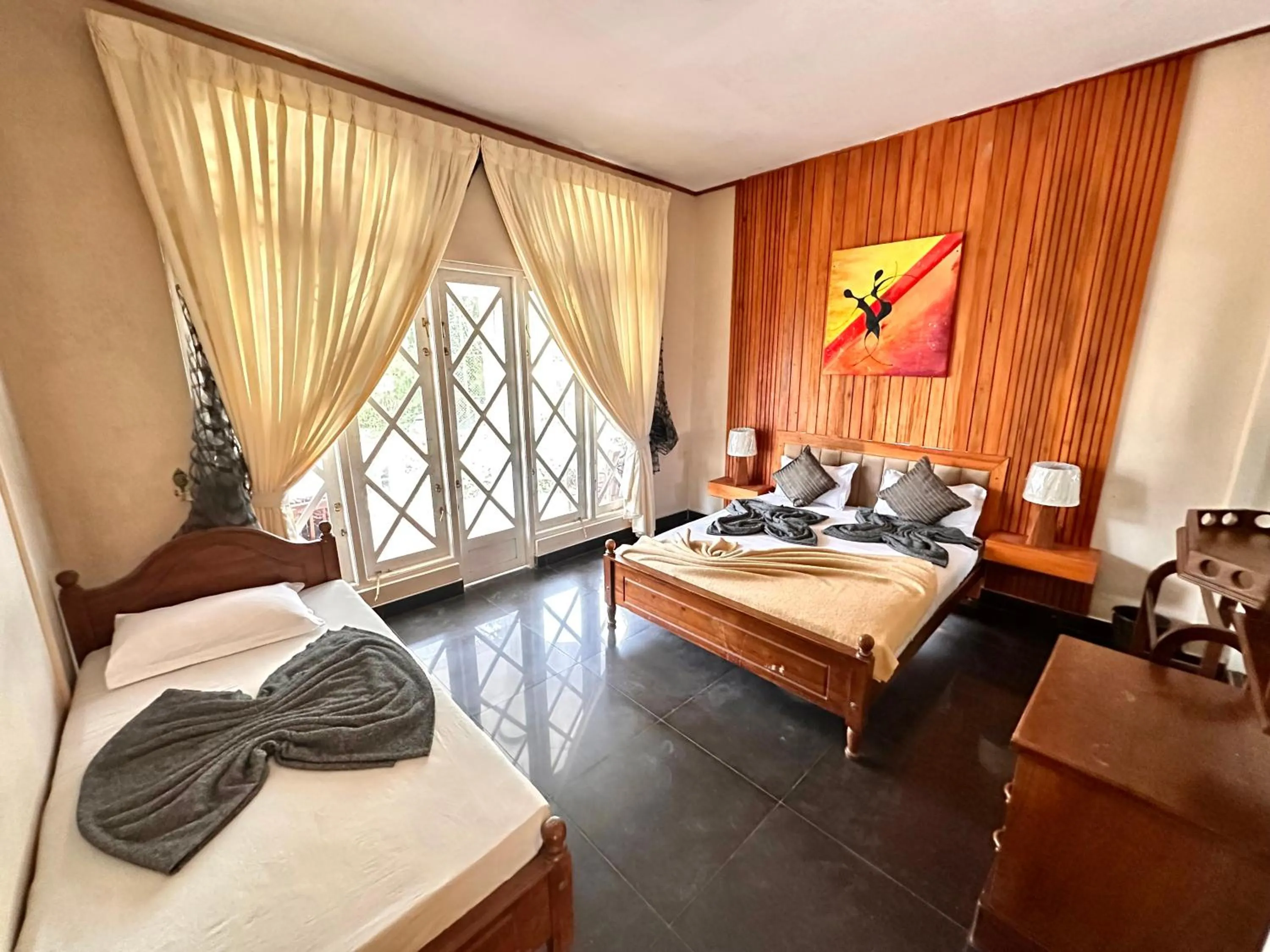 Bed in Maples Holiday Resort