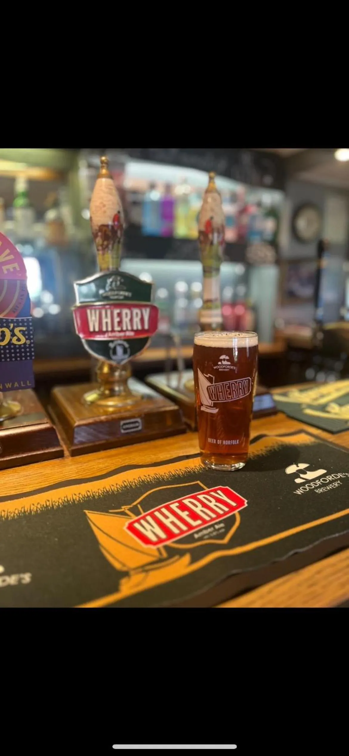 Food and drinks in The White Horse