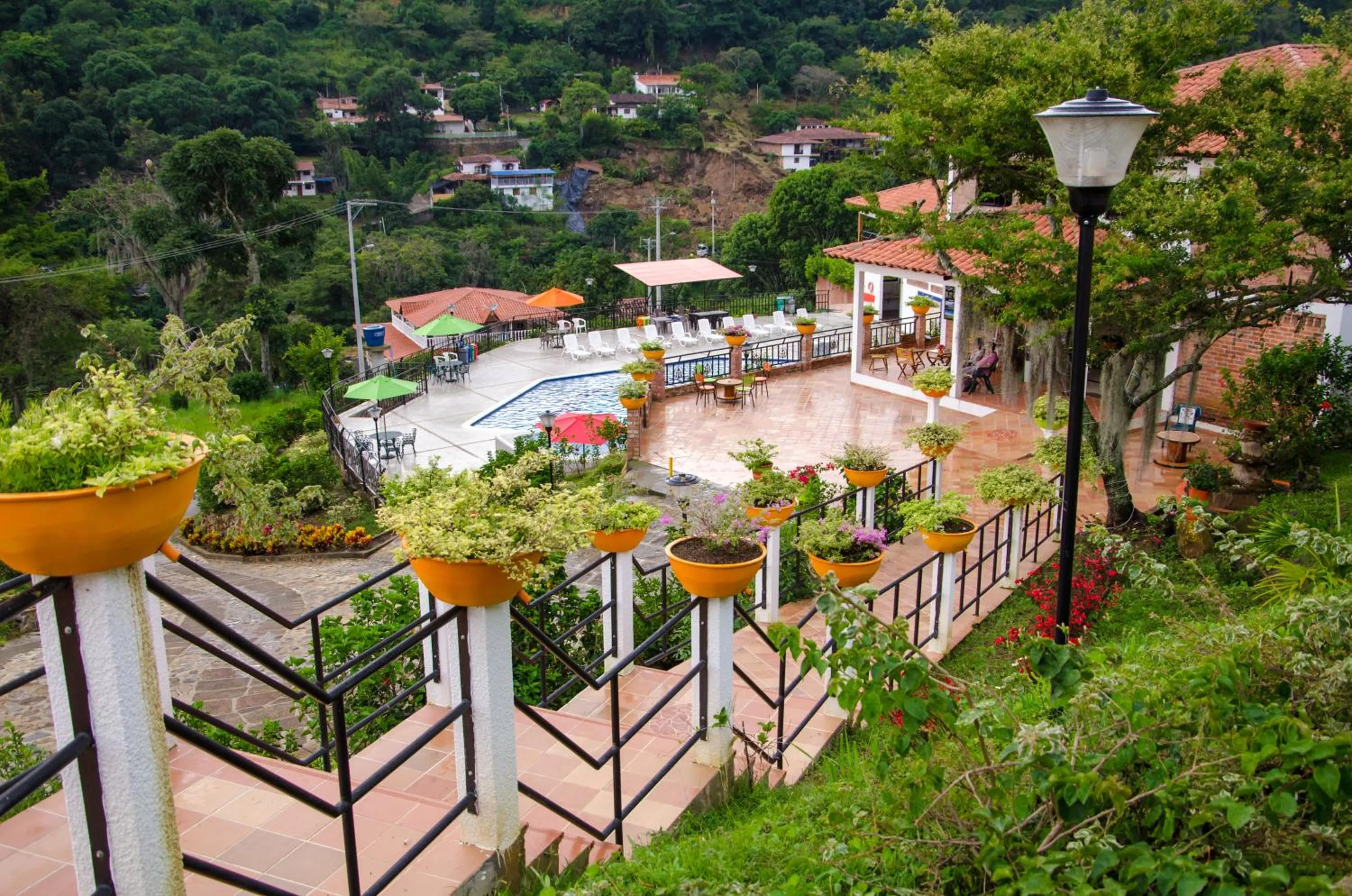 Deluxe Double Room with Balcony in Hotel La Montaña San Gil