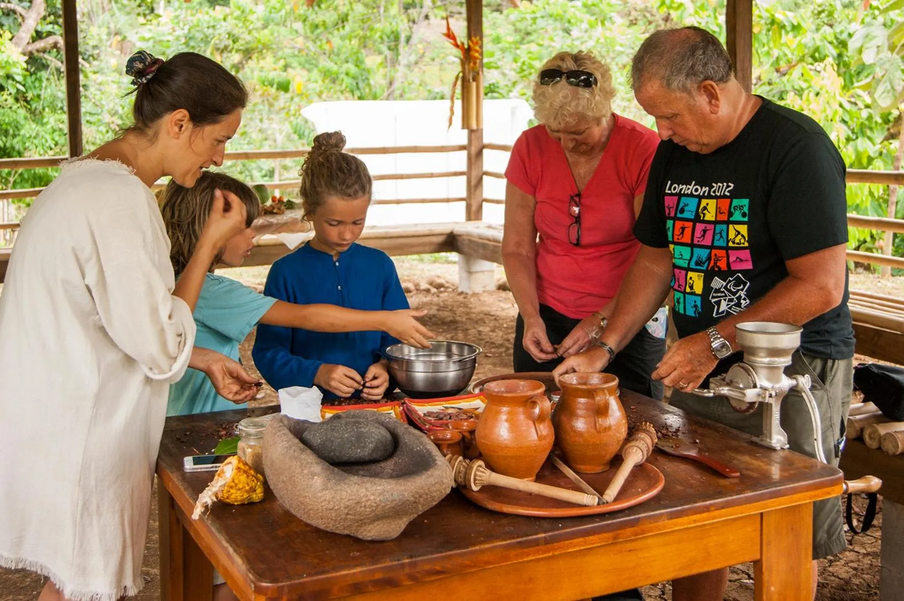 Natural landscape in Finca Luna Nueva Lodge