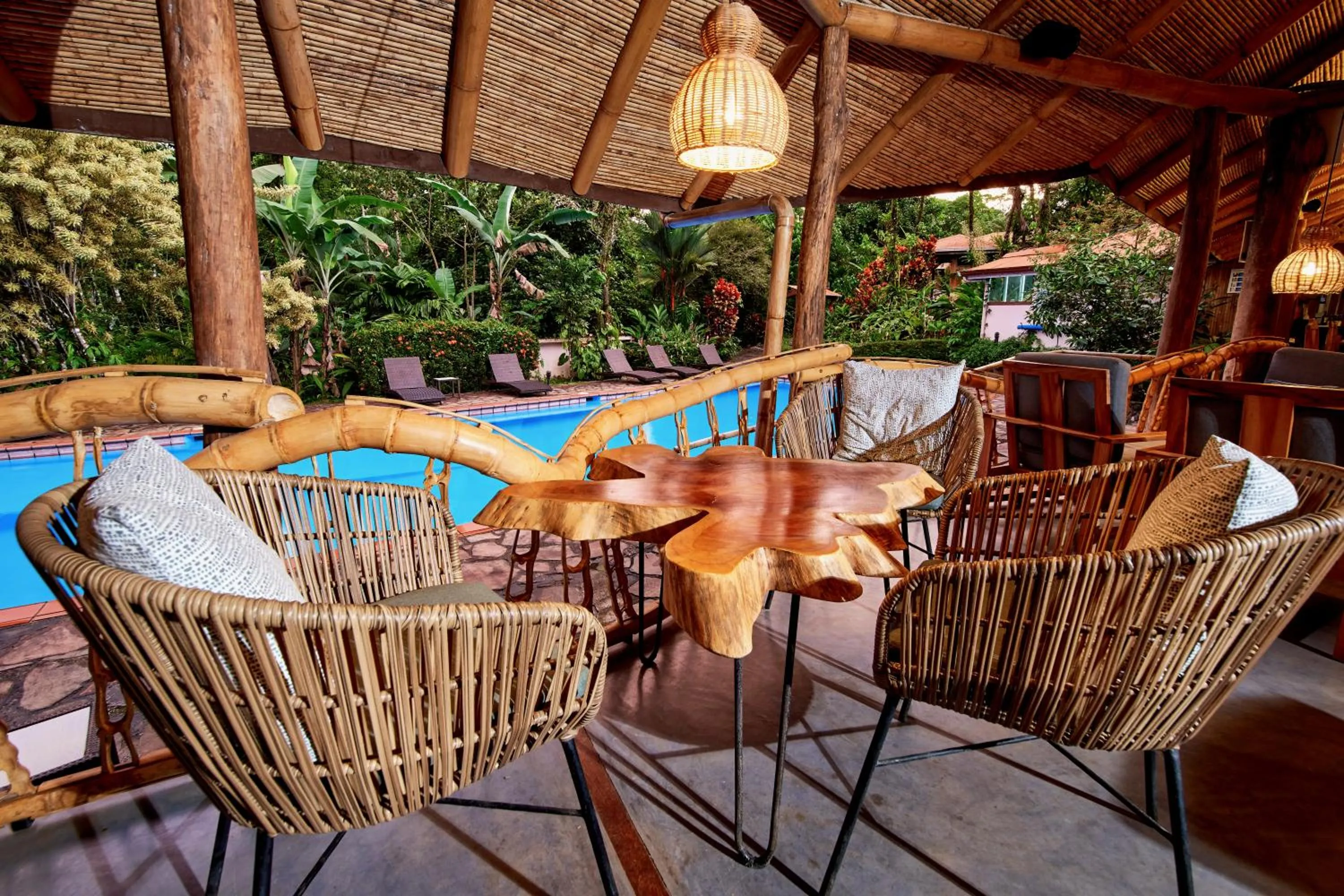 Restaurant/places to eat in Finca Luna Nueva Lodge