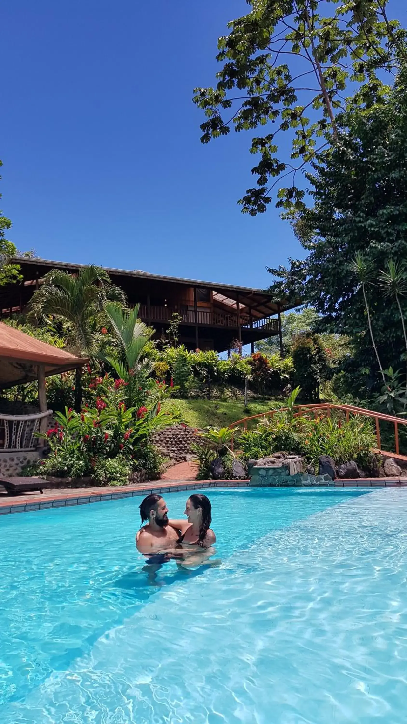 Swimming pool in Finca Luna Nueva Lodge Swimming pool in Finca Luna Nueva Lodge