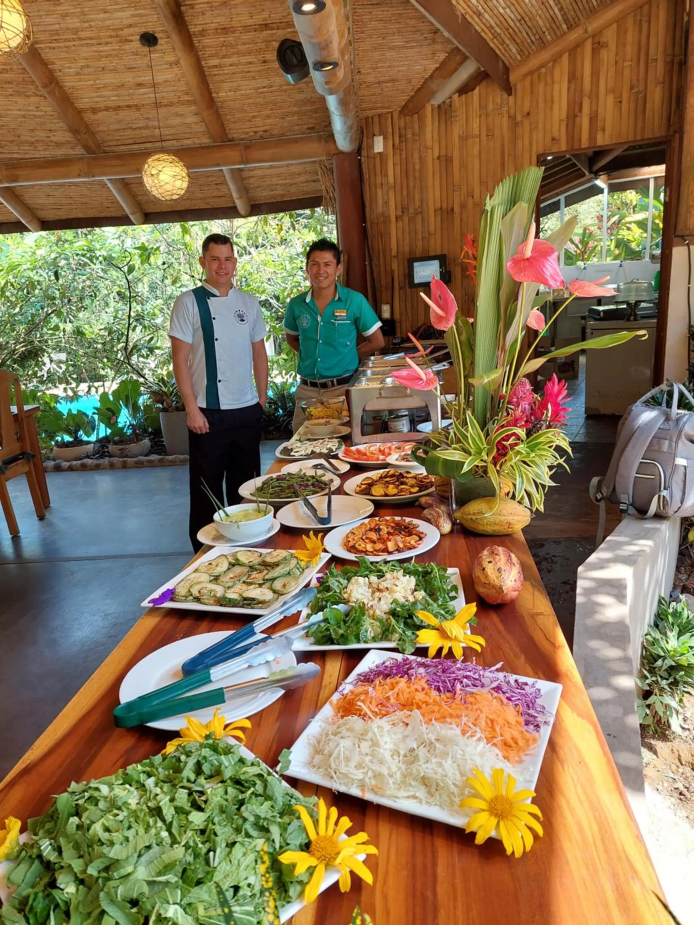 Restaurant/places to eat in Finca Luna Nueva Lodge