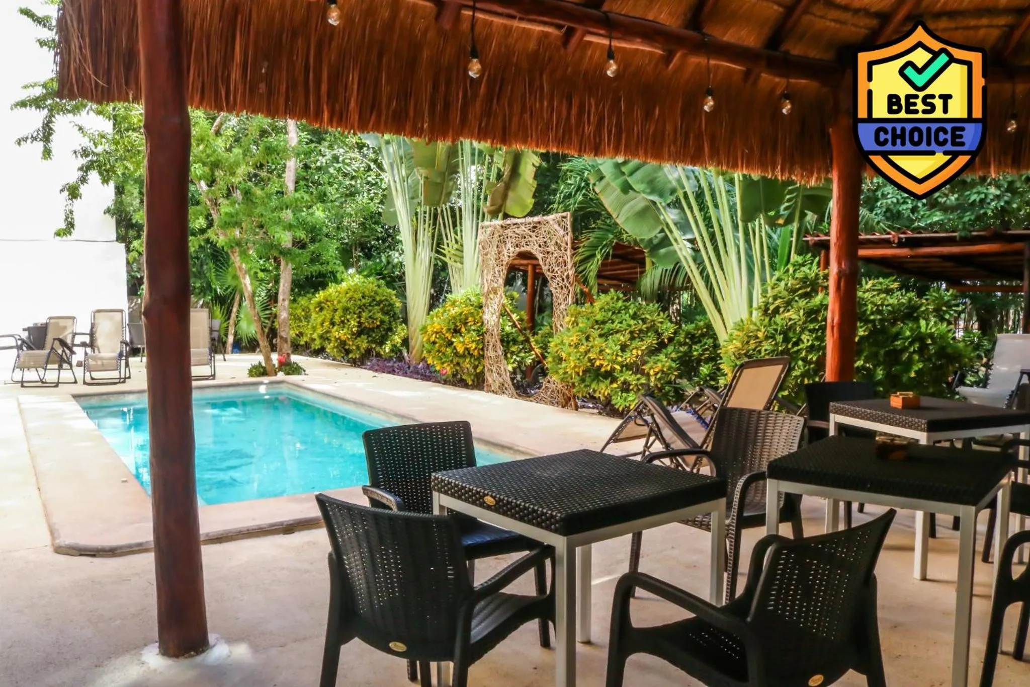 Swimming pool in Tulum Nah