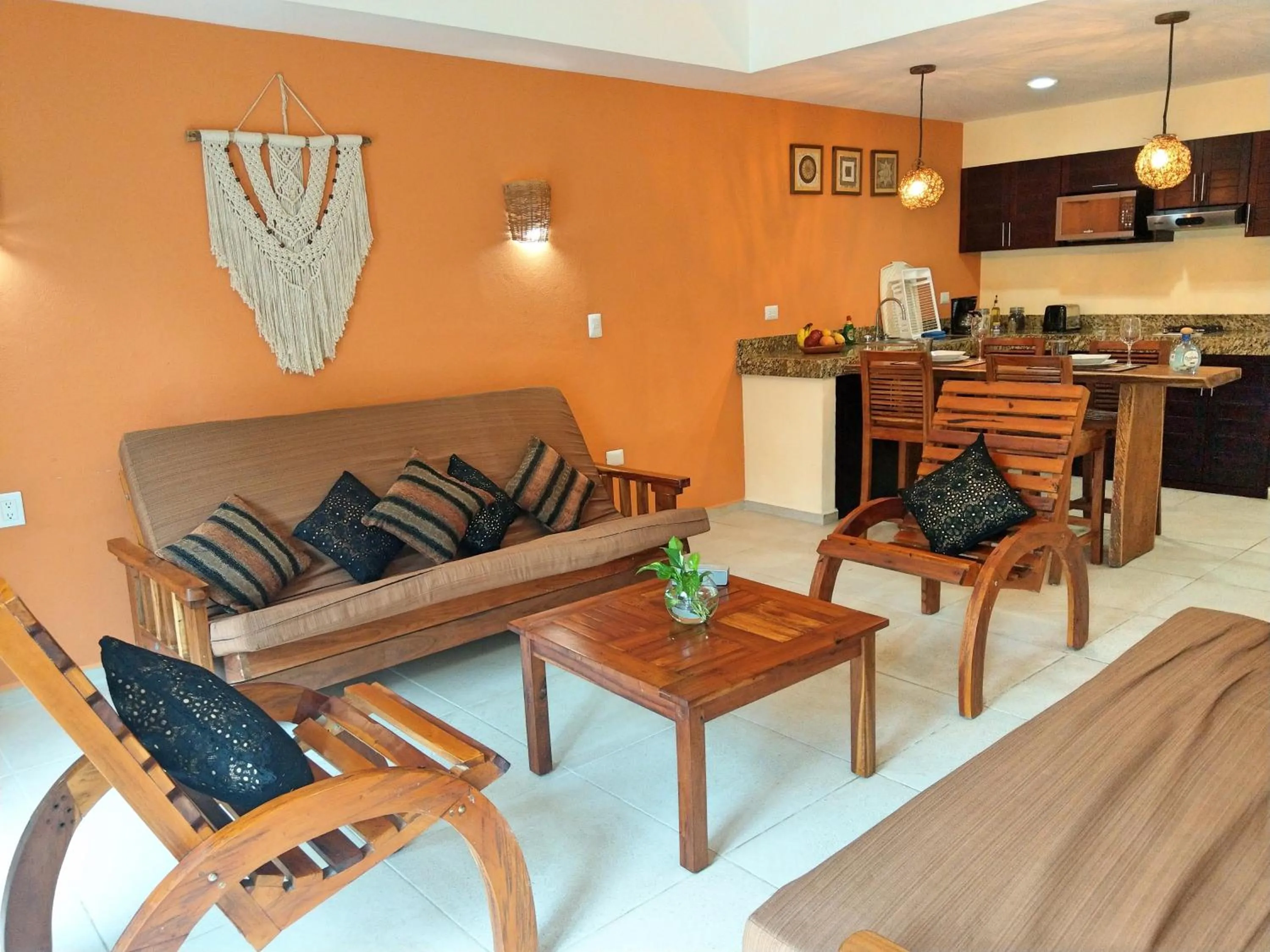 Living room in Tulum Nah